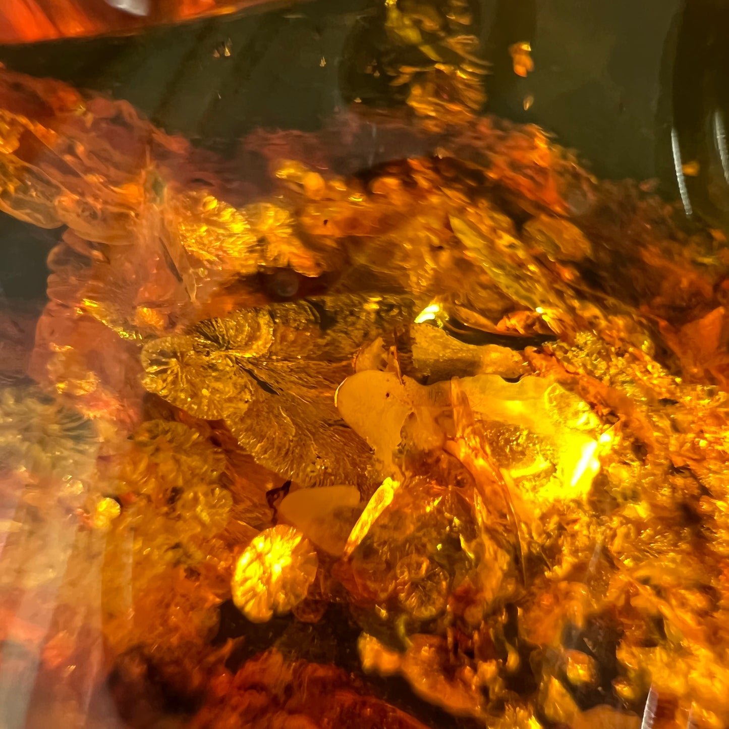 Sterling silver Mexican amber pendant.
