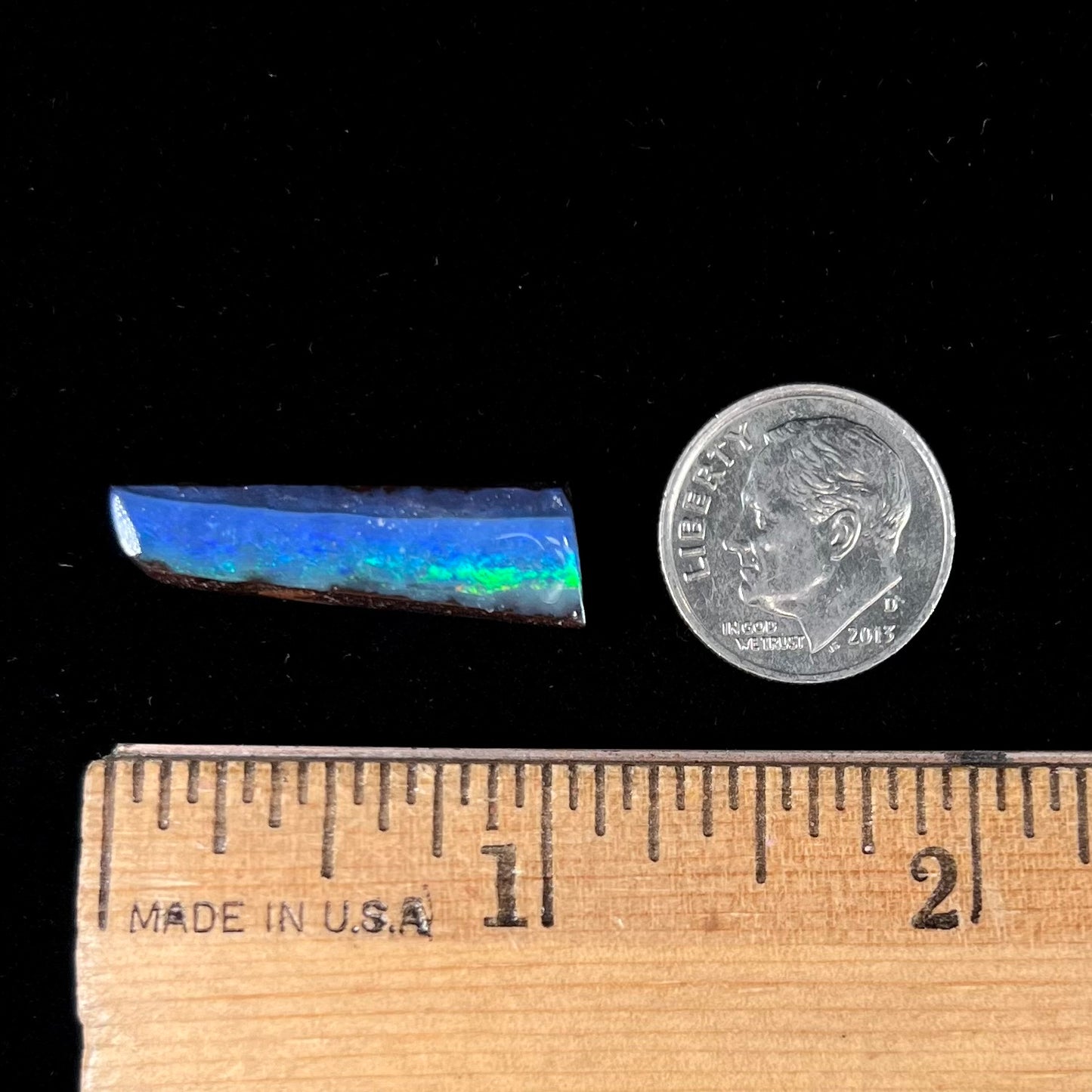 13.20ct Bull's Creek Boulder Opal | #E179 | "The Rainbow Collection"