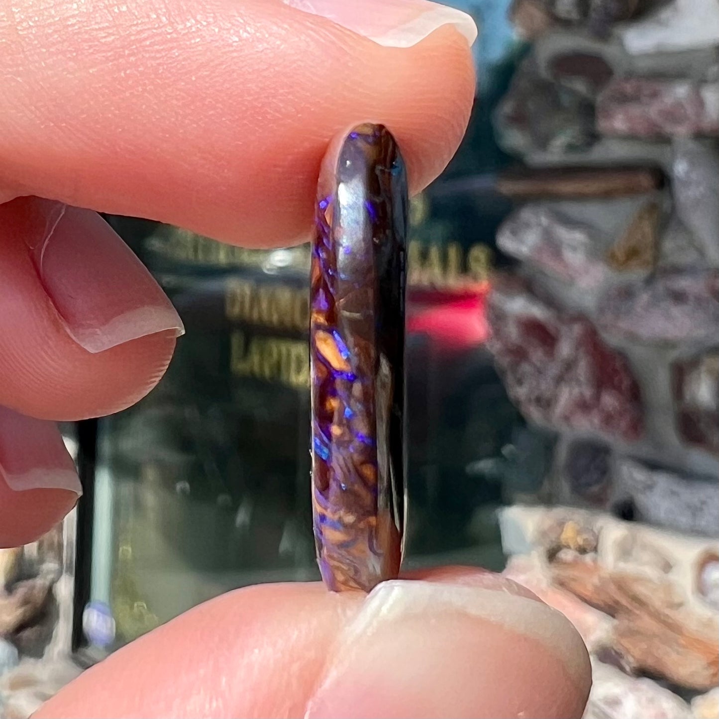 15.10ct Koroit Boulder Opal Heart | #E80