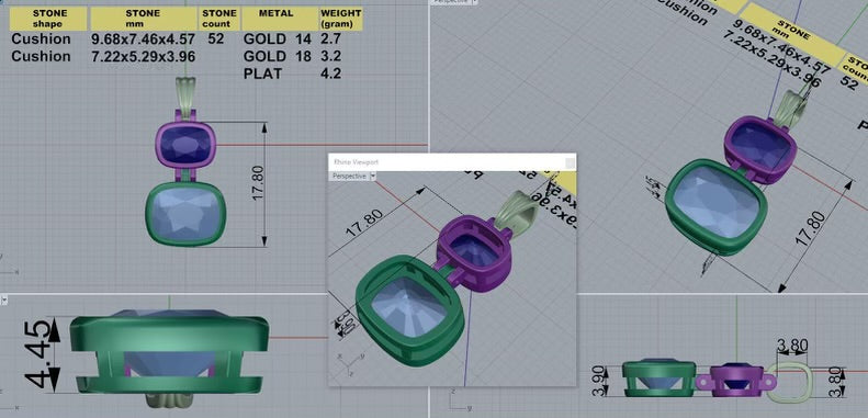 Z9- Custom Peridot & Citrine Pendant Project Portal