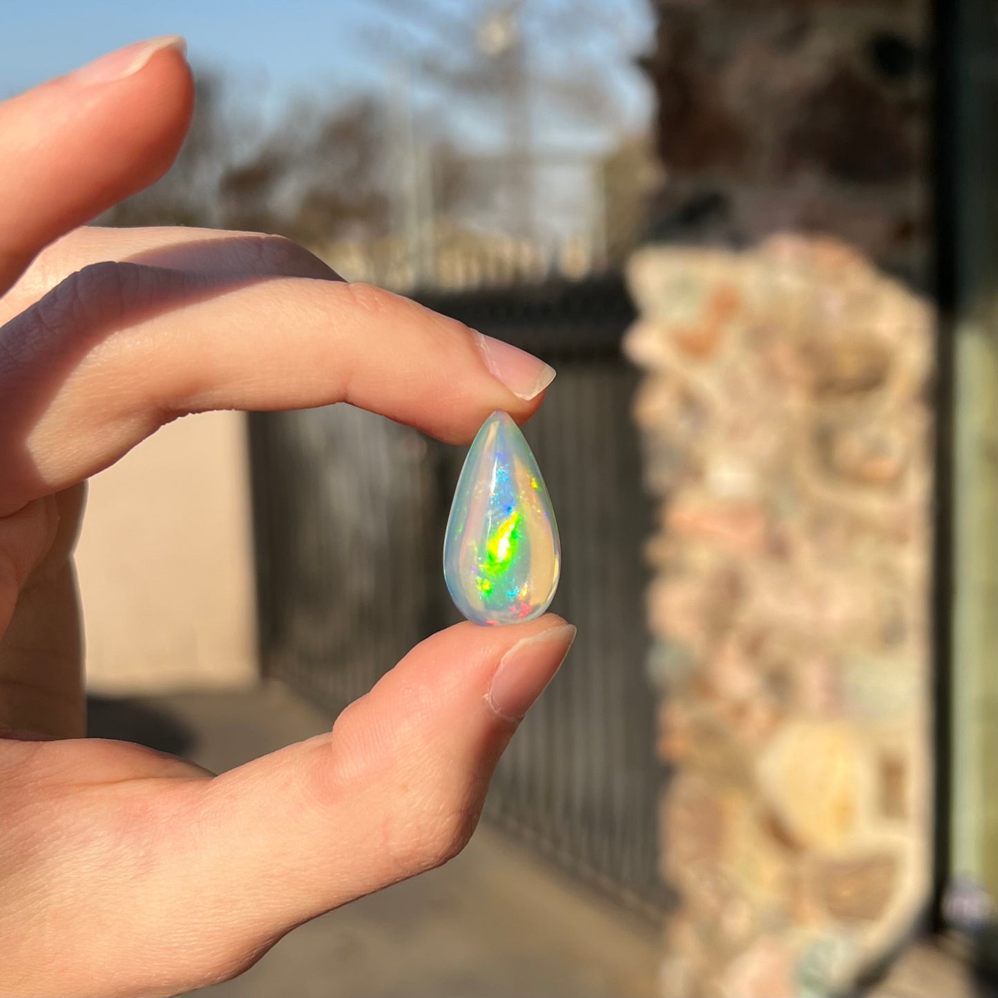 10.07ct Ethiopian Crystal Fire Opal | #E194