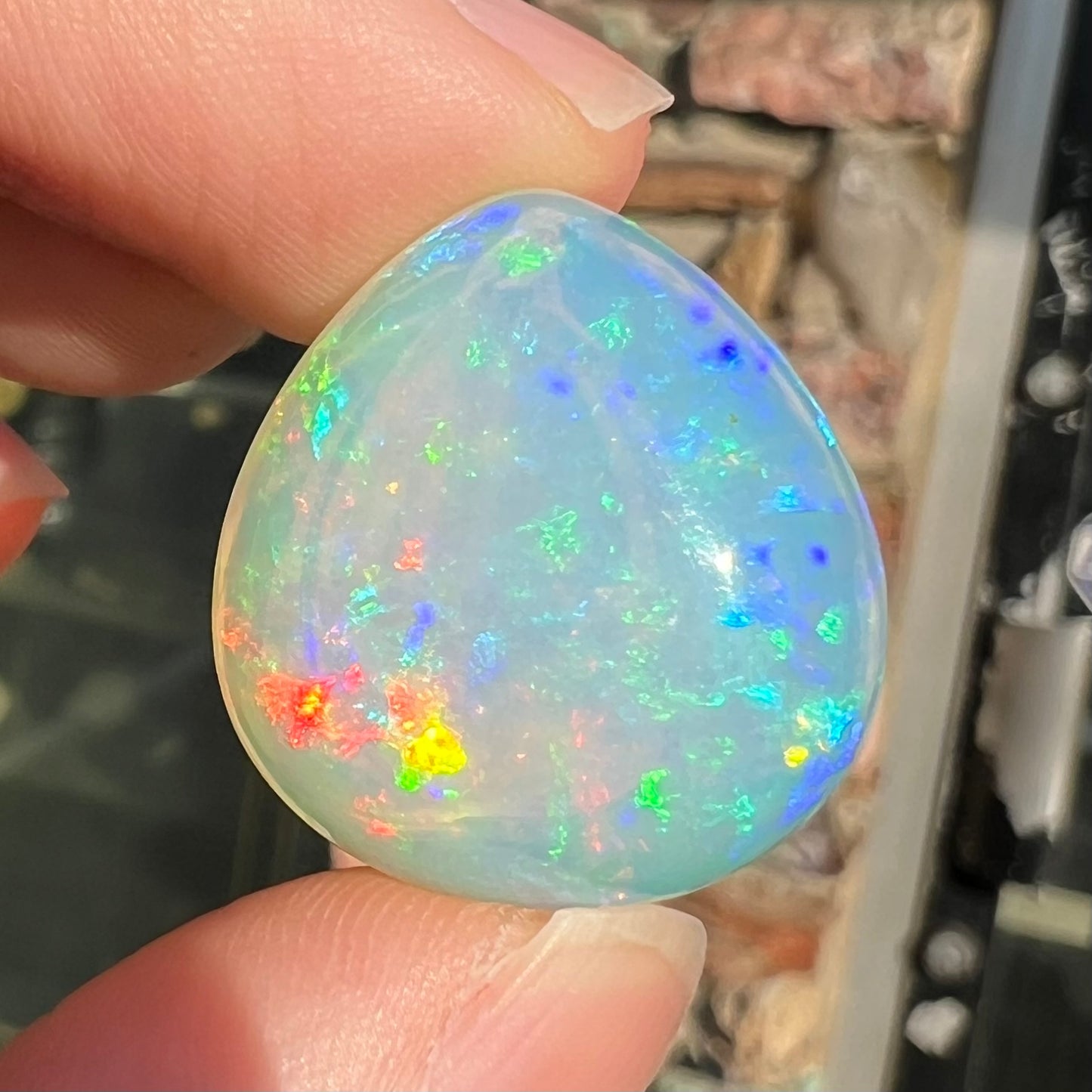 25.42ct Ethiopian Fire Crystal Opal | #E199