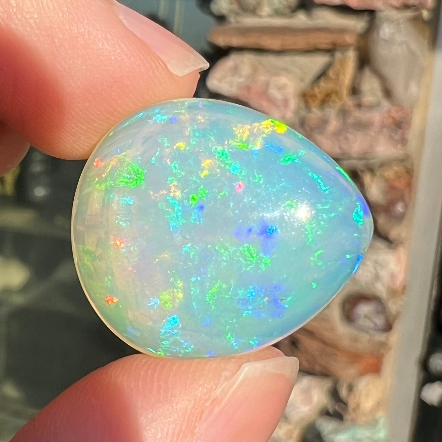 25.42ct Ethiopian Fire Crystal Opal | #E199