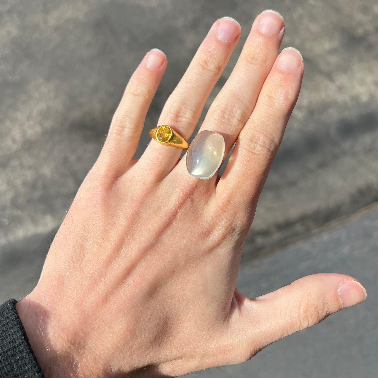 23.66ct Cat's Eye Moonstone, Cushion Cabochon