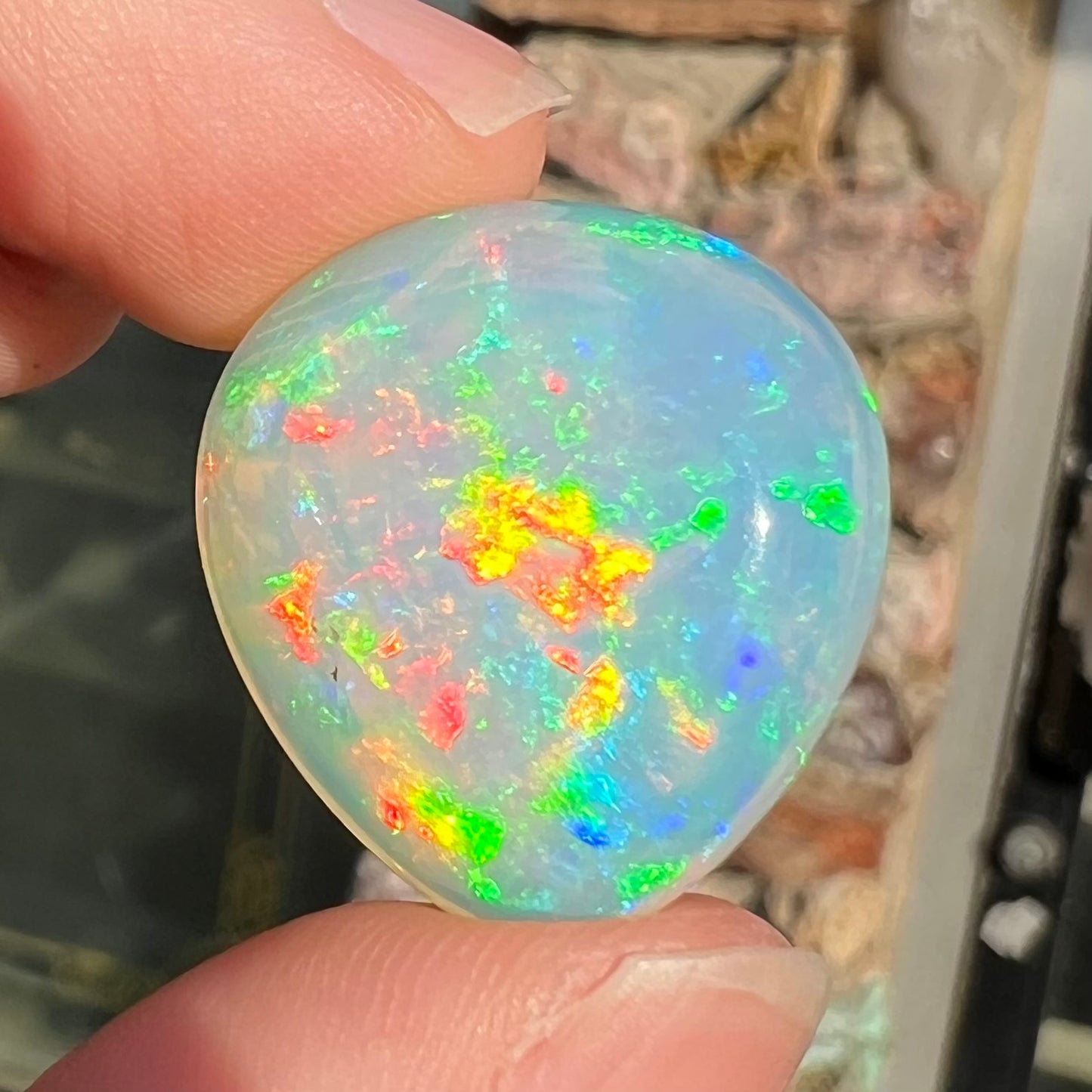 25.42ct Ethiopian Fire Crystal Opal | #E199