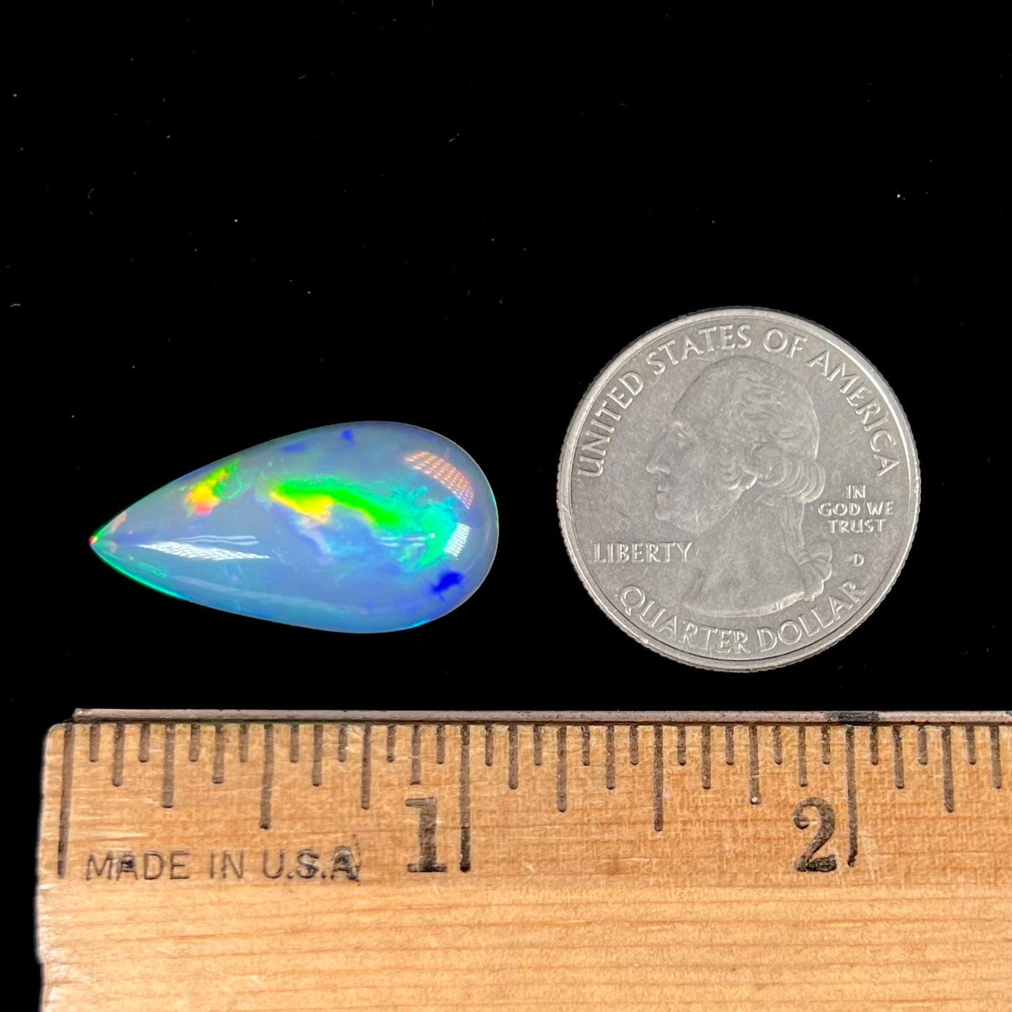 10.07ct Ethiopian Crystal Fire Opal | #E194