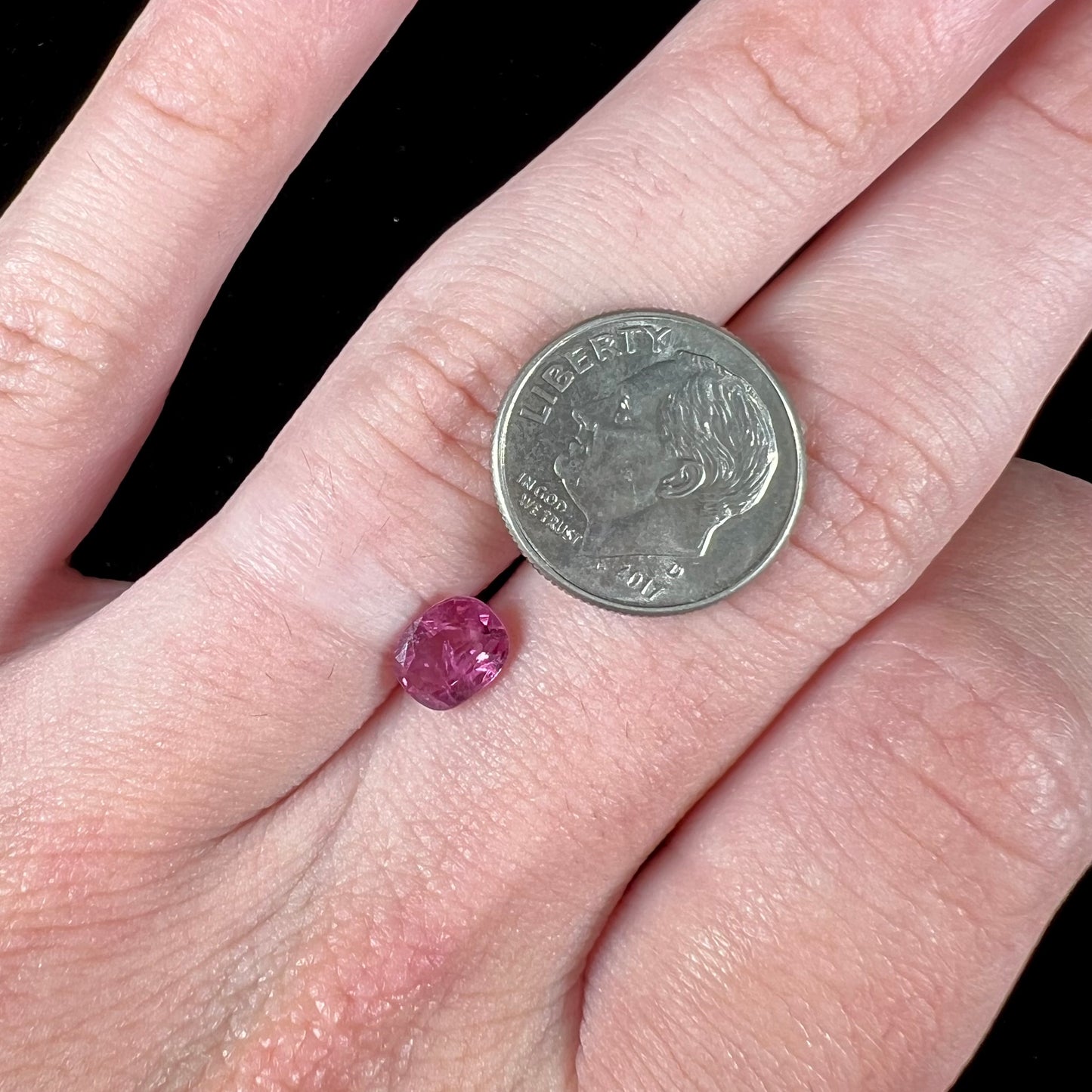 1.26ct Purple Pink Sapphire, Oval Cut