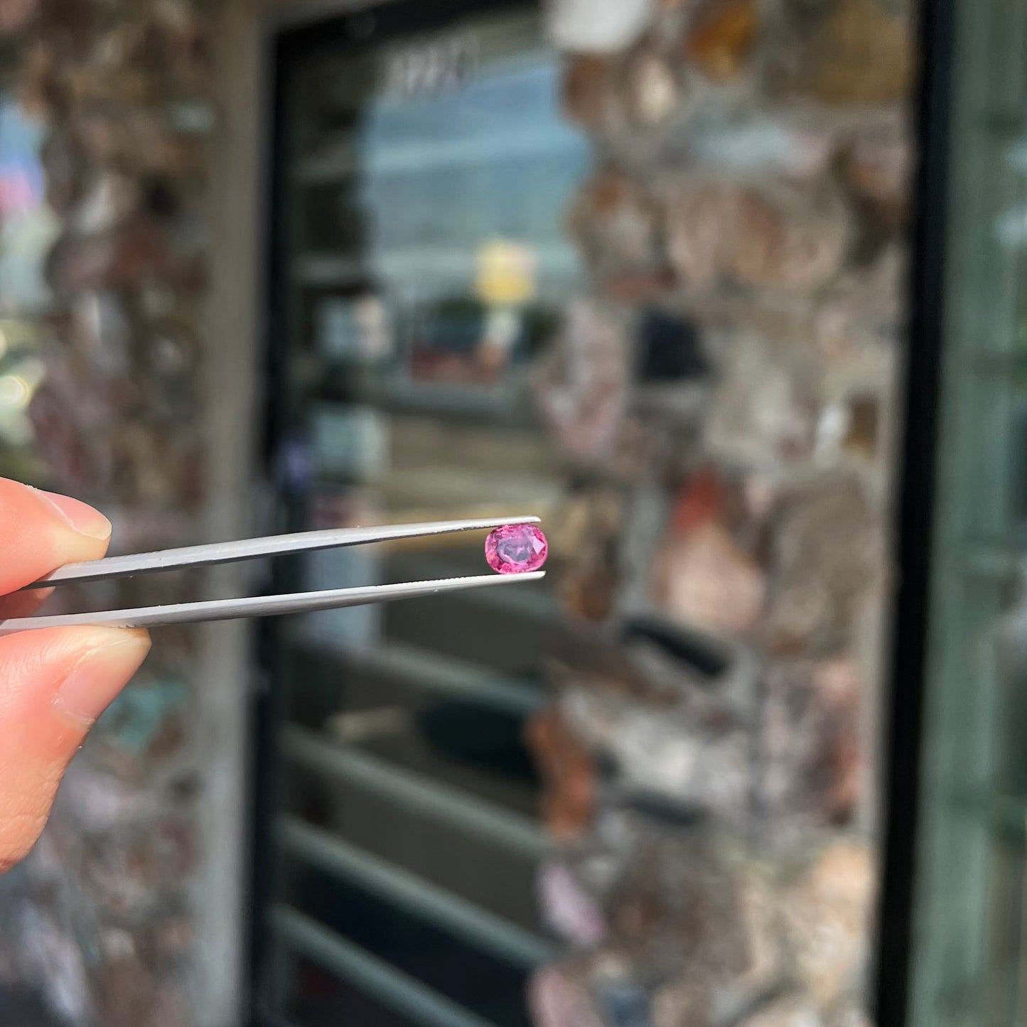 1.26ct Purple Pink Sapphire, Oval Cut