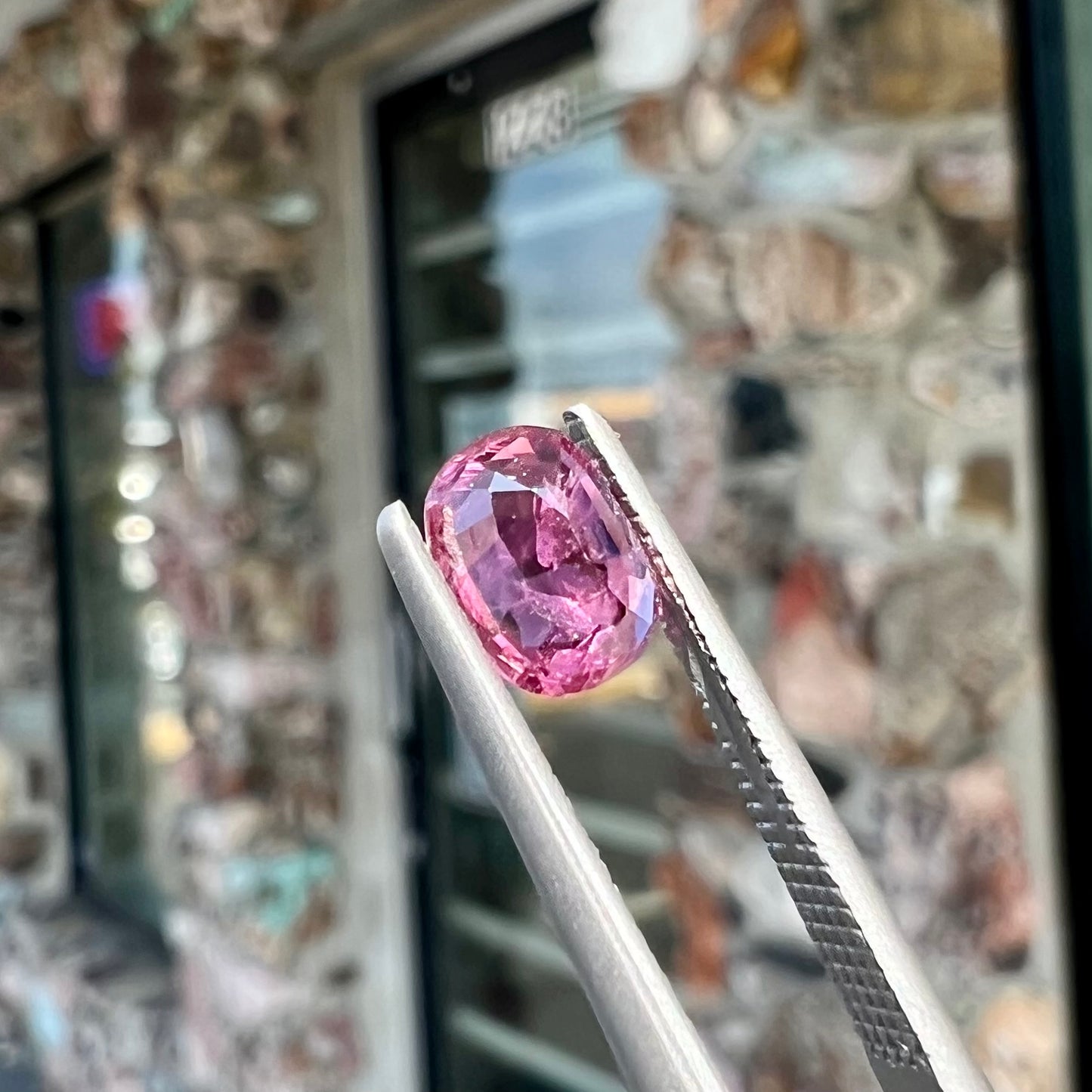 1.26ct Purple Pink Sapphire, Oval Cut