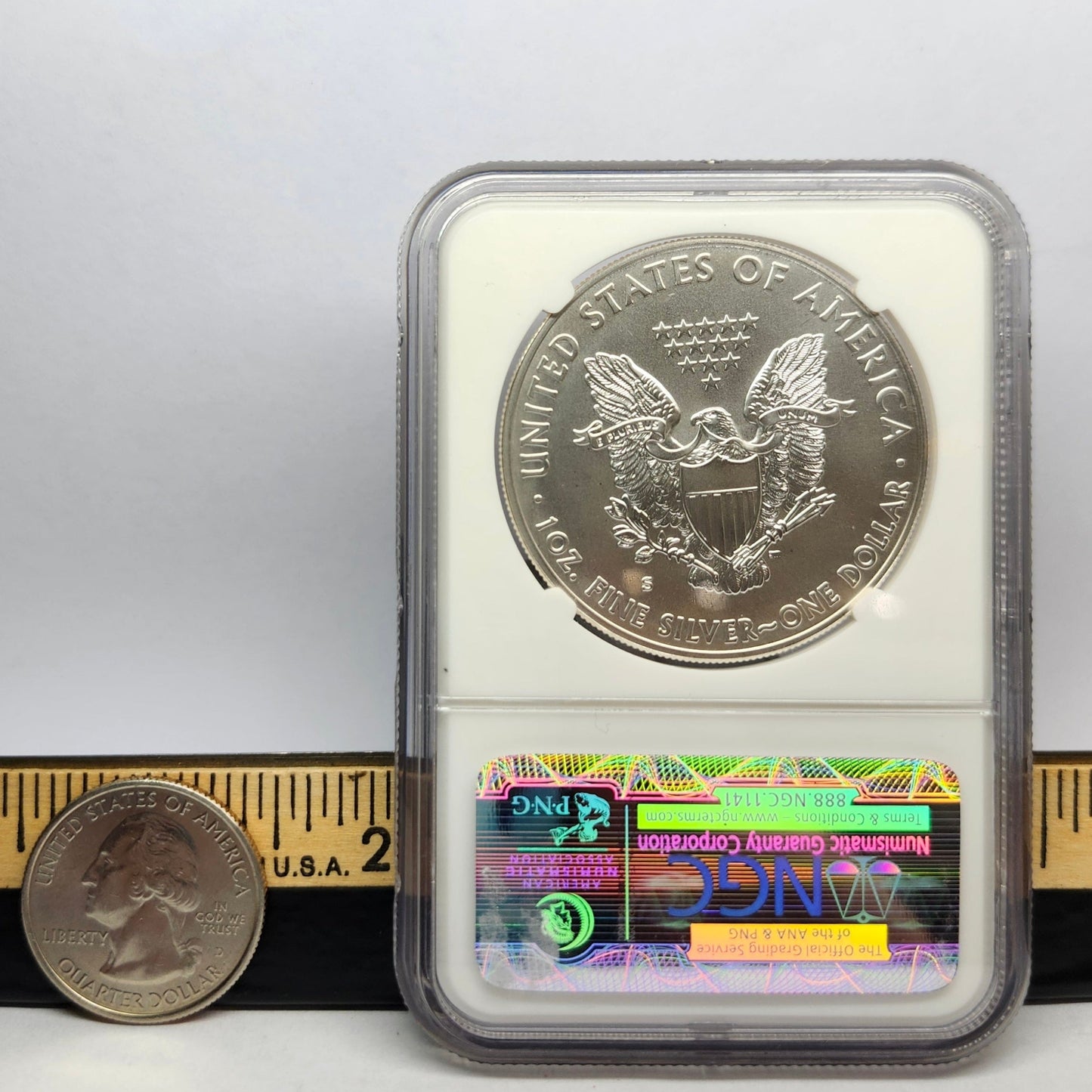 2008-W $1 Silver Eagle Collectible Coin | Fine Silver | #10