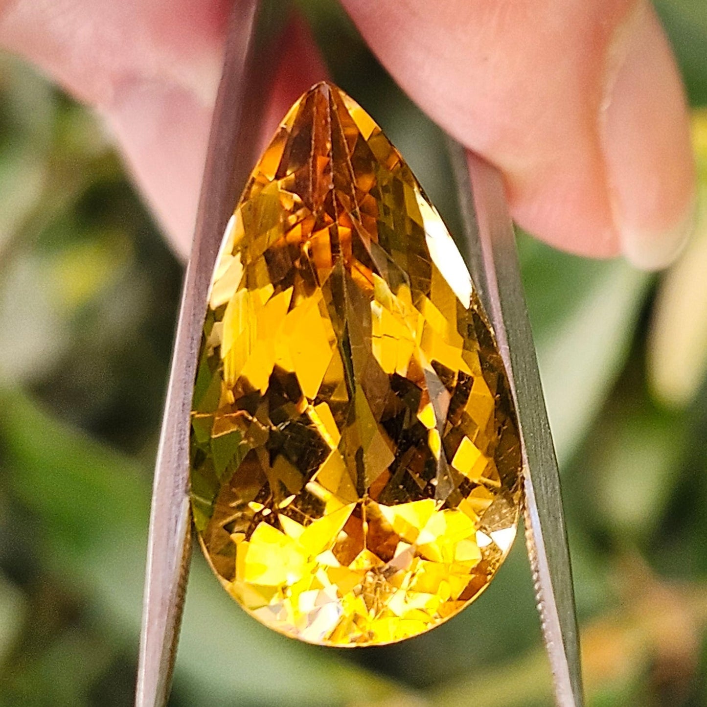 14.09ct Golden Beryl | Pear Shape Cut