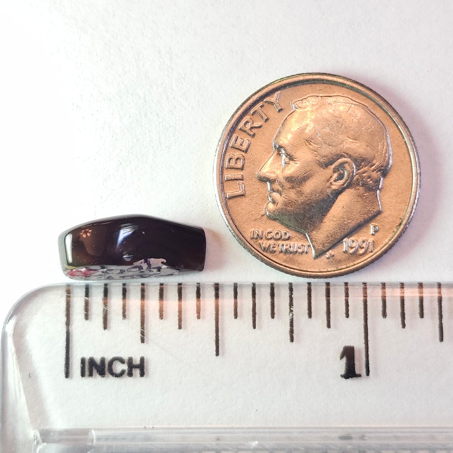 3.16ct Loose Fire Agate | Pear Cabochon