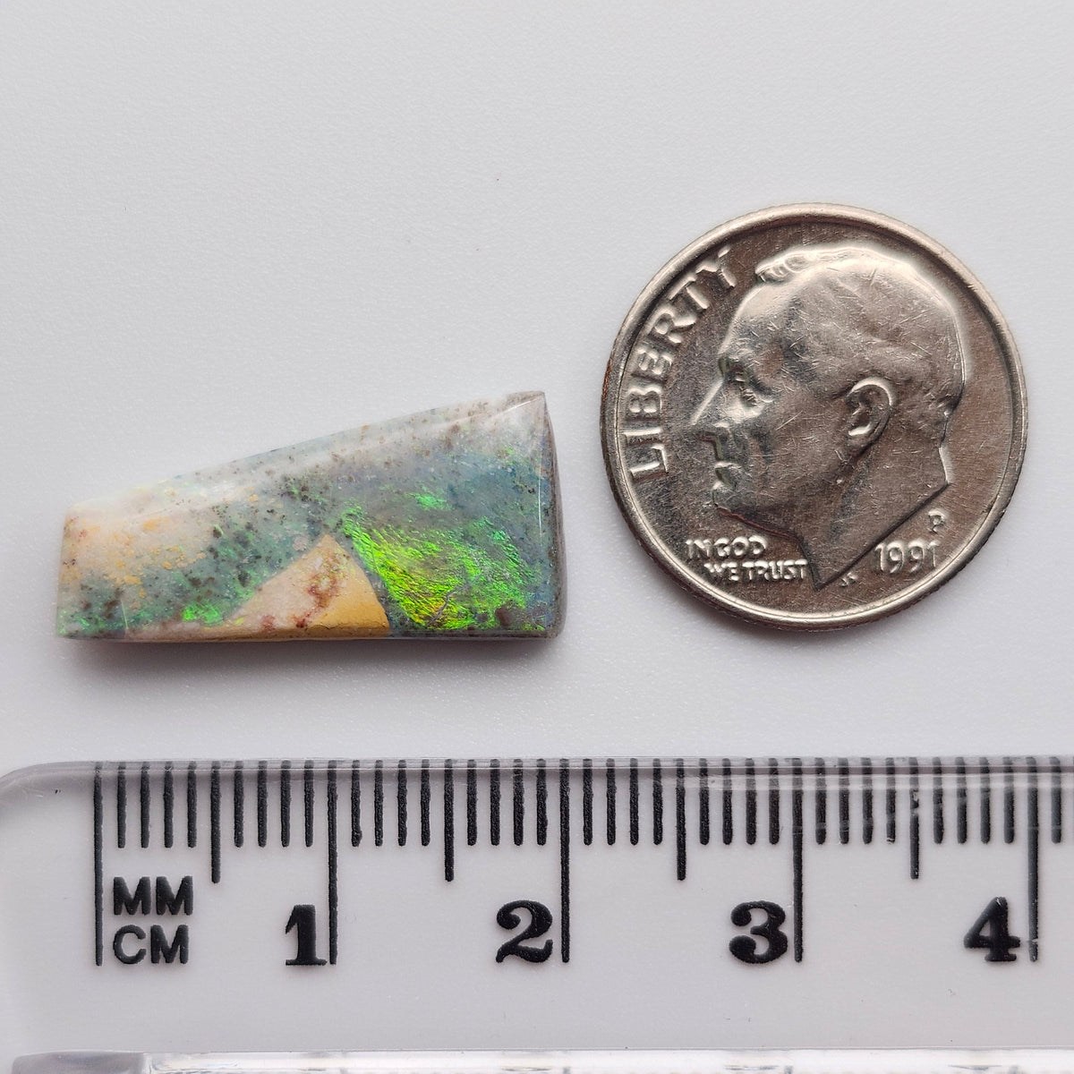4.29ct Australian Mintabie Opal | Freeform Cabochon | #E298