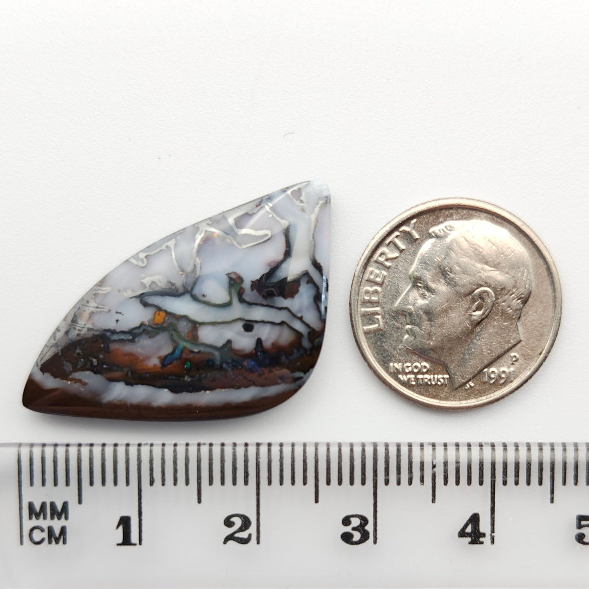 15.46ct Australian Yowah Boulder Matrix Opal | Freeform Cabochon | #E304