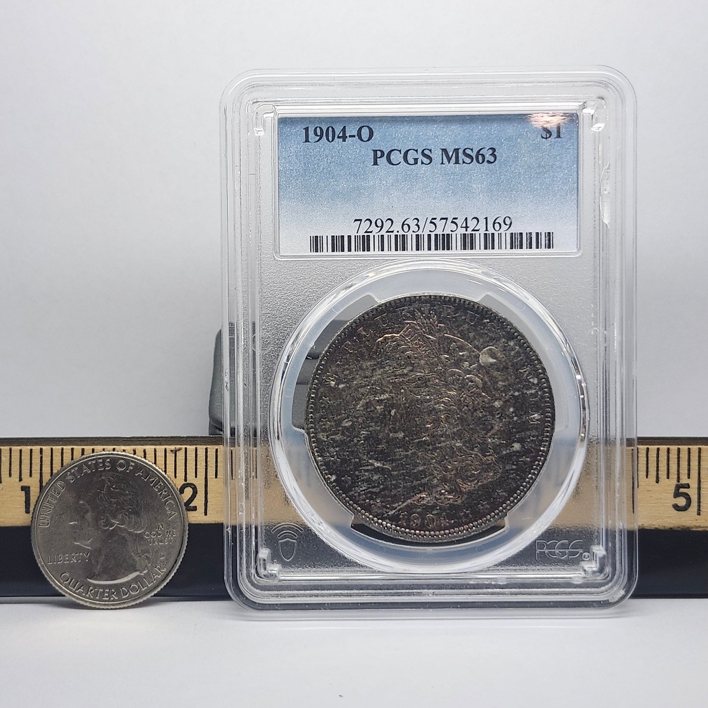 1904-O S$1 Morgan Silver Dollar Collectible Coin| PCGS Graded MS63 | #29