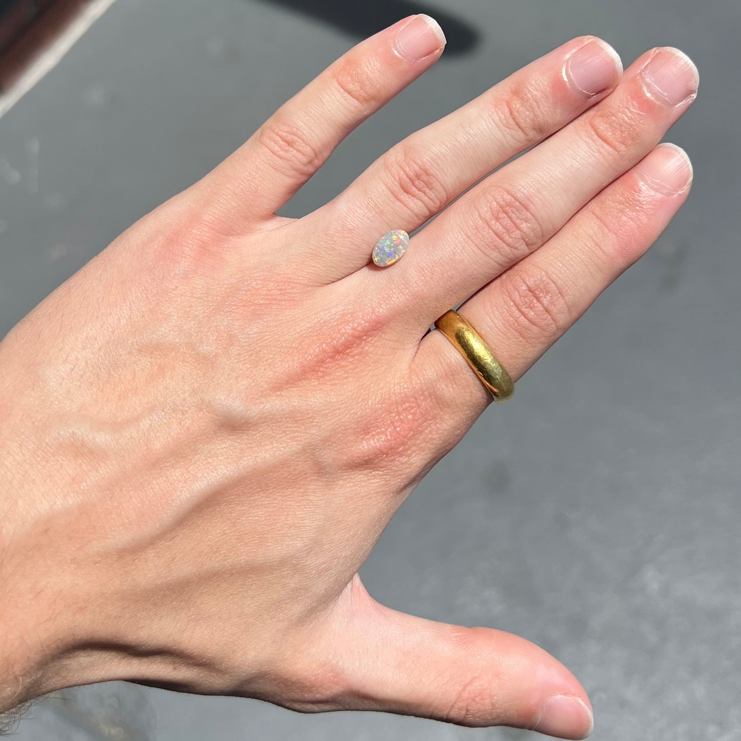 1.15ct Lightning Ridge Semi-Black Opal | #E14