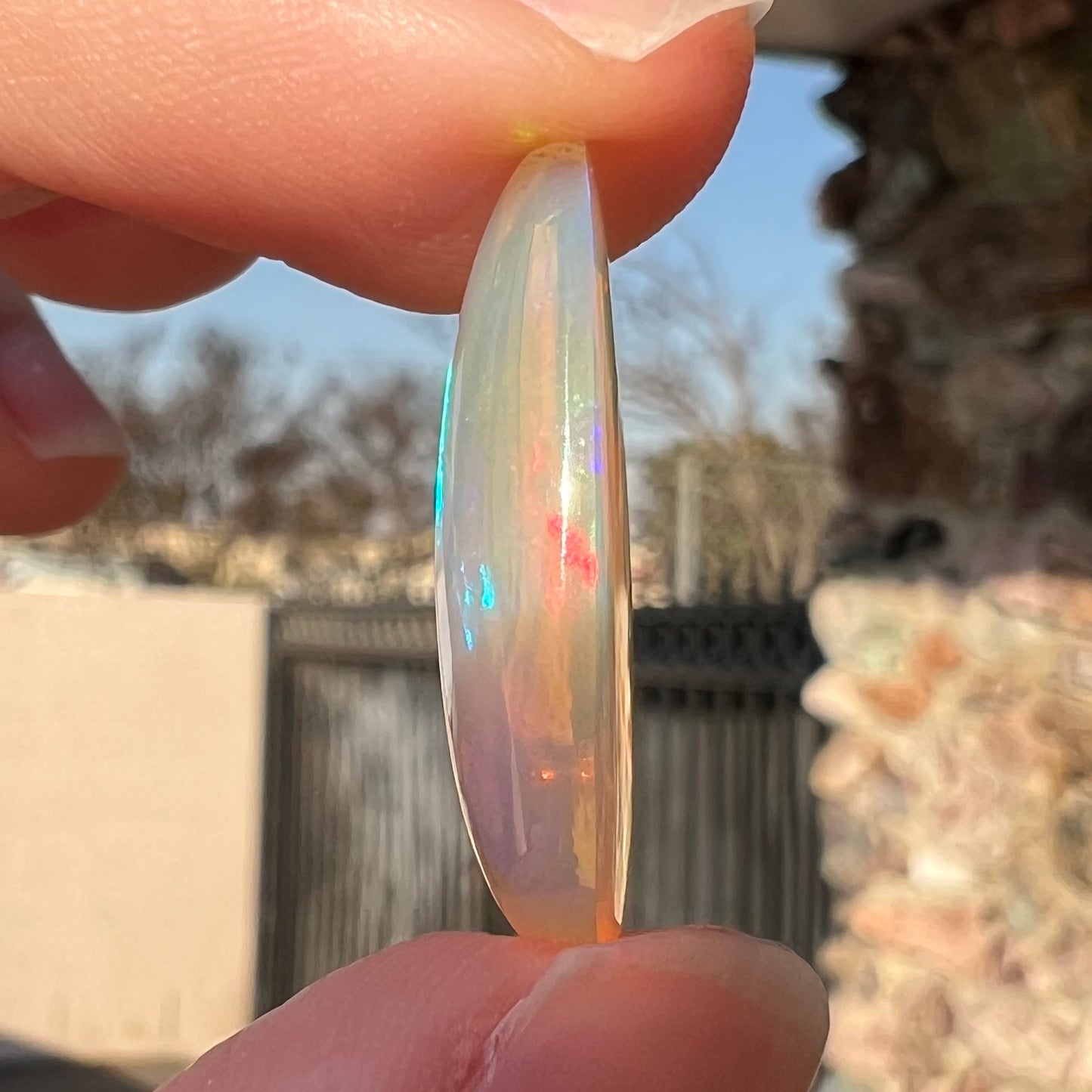 10.07ct Ethiopian Crystal Fire Opal | #E194