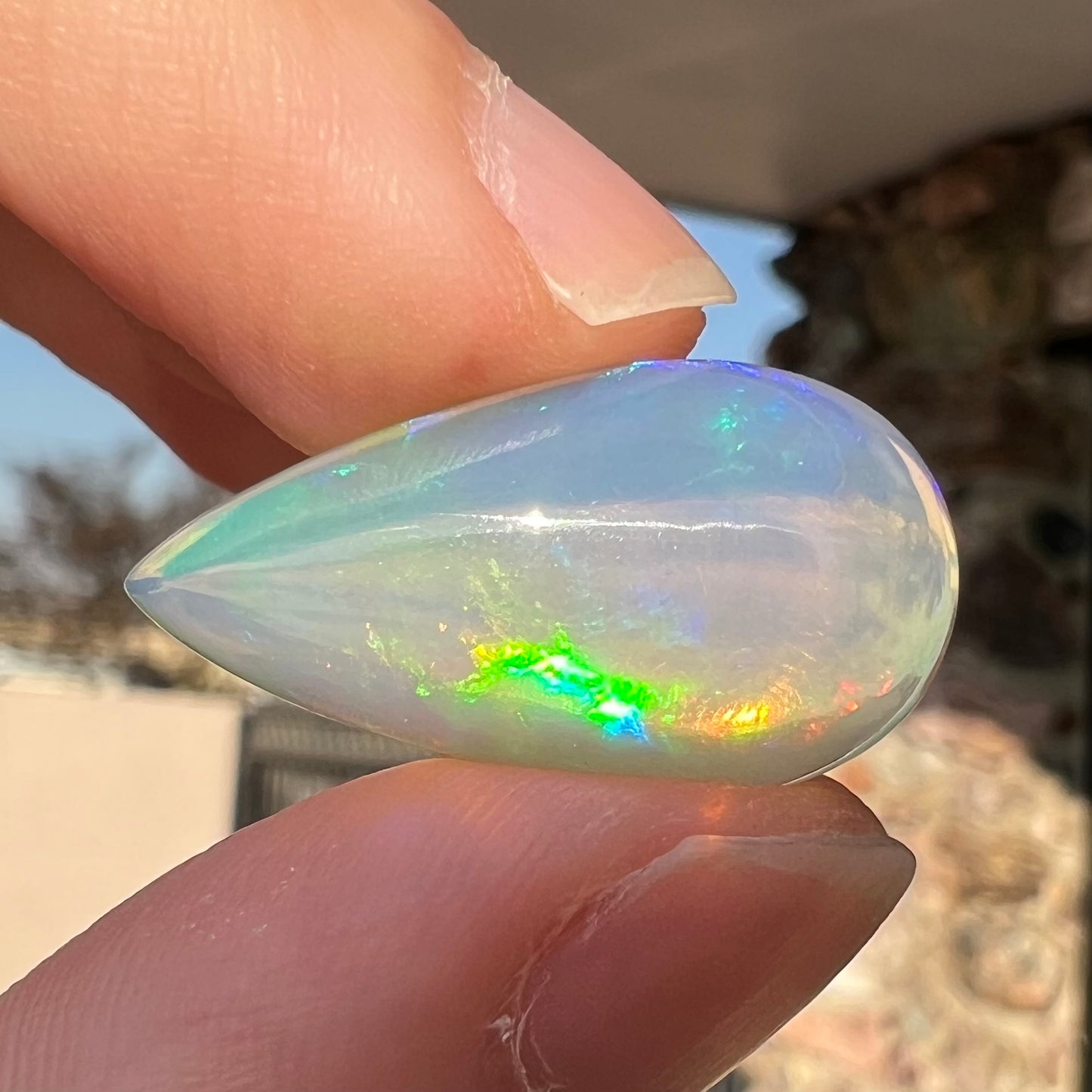 10.07ct Ethiopian Crystal Fire Opal | #E194