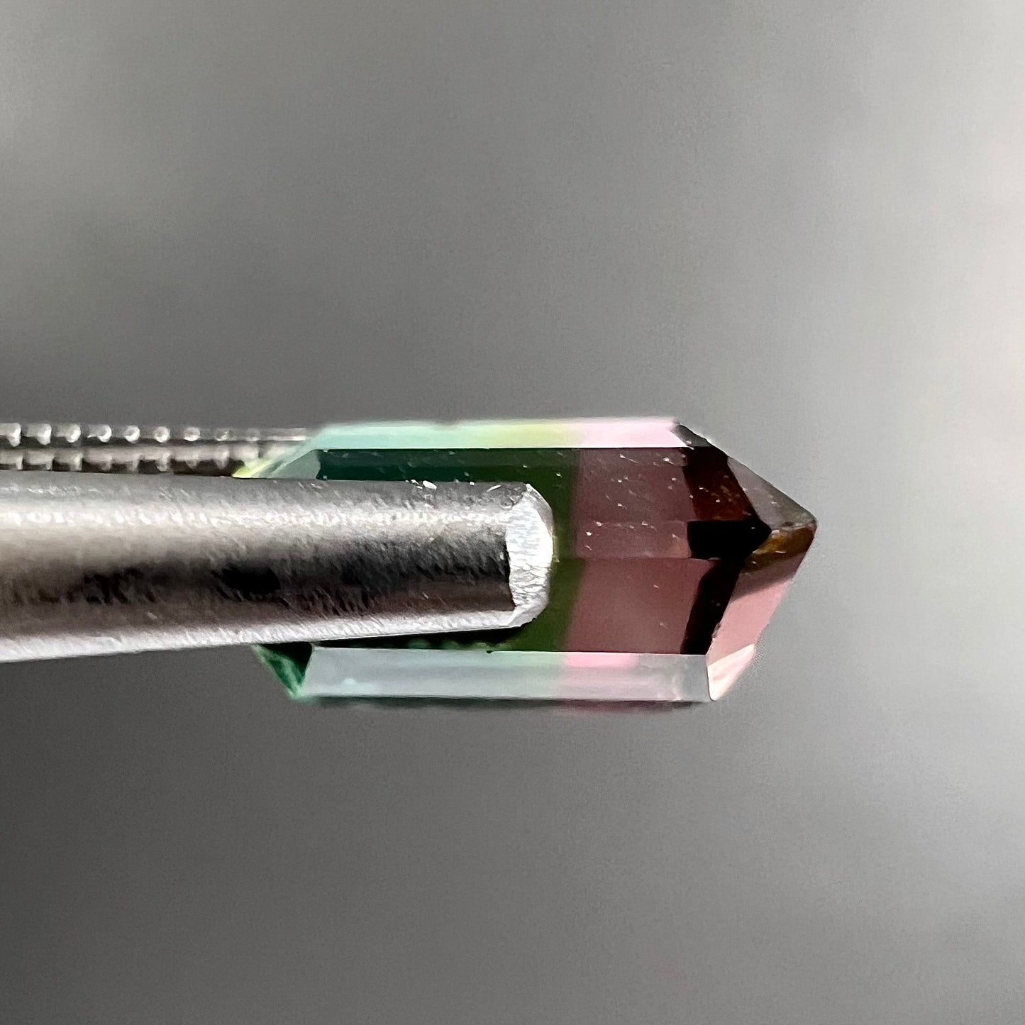 1.04ct Watermelon Tourmaline, Emerald Cut