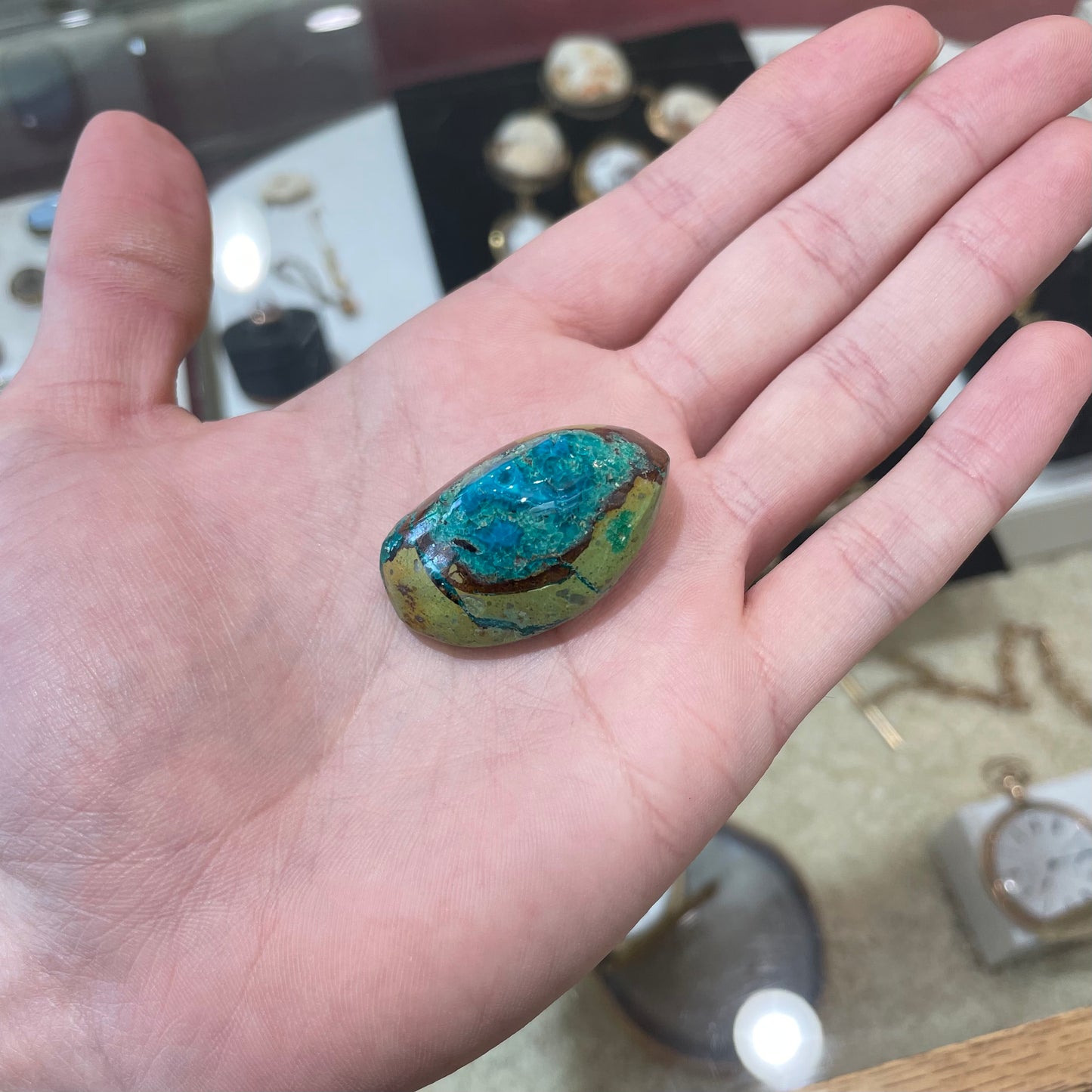 Chrysocolla Cabochon | #128