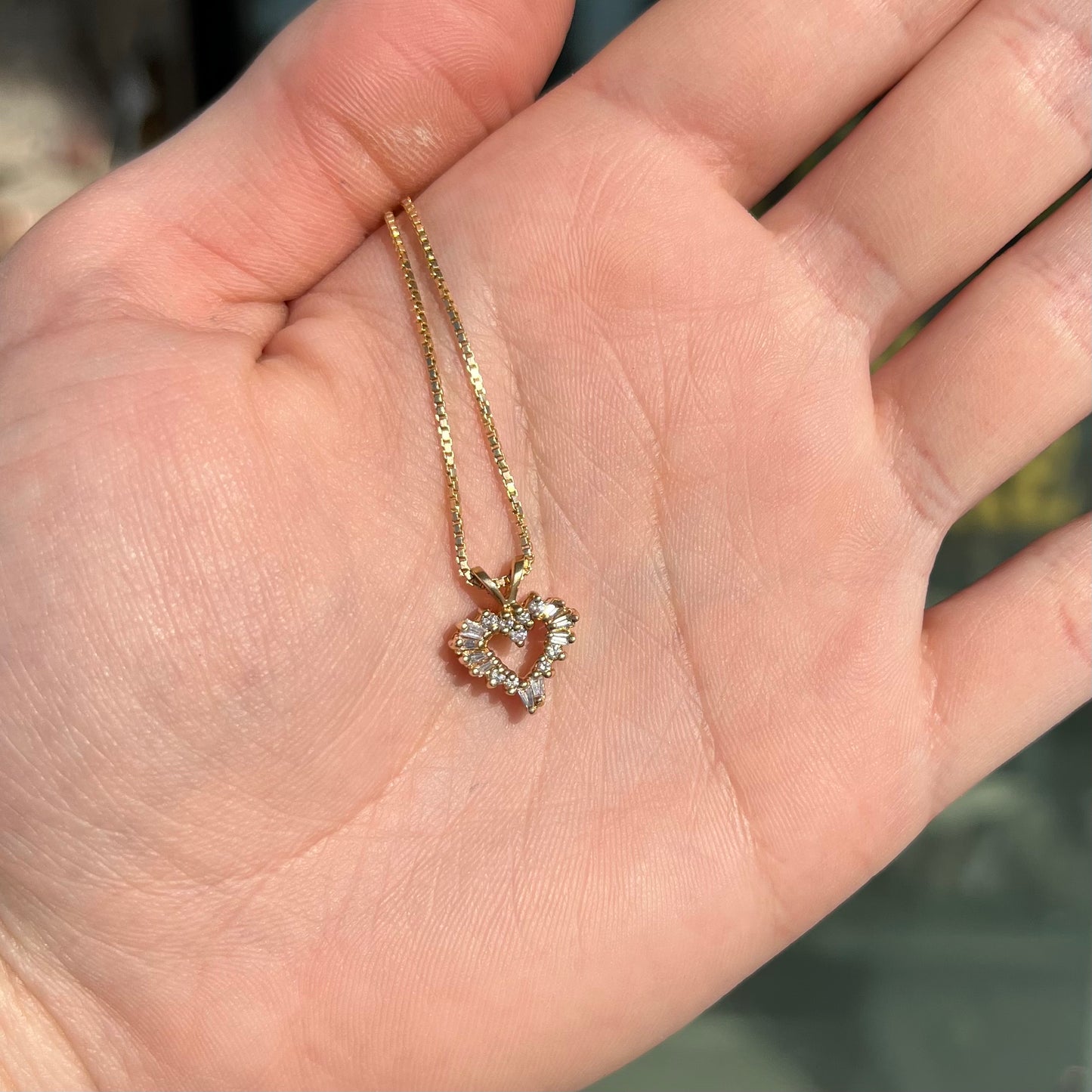 Diamond Heart Pendant | 14kt