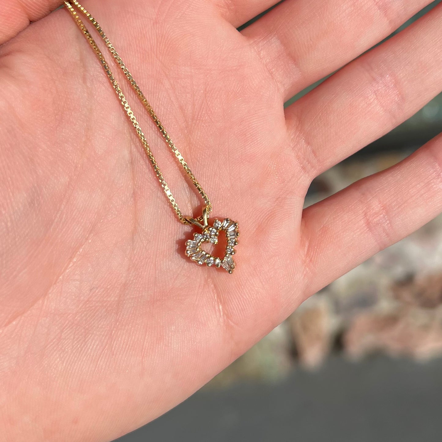 Diamond Heart Pendant | 14kt