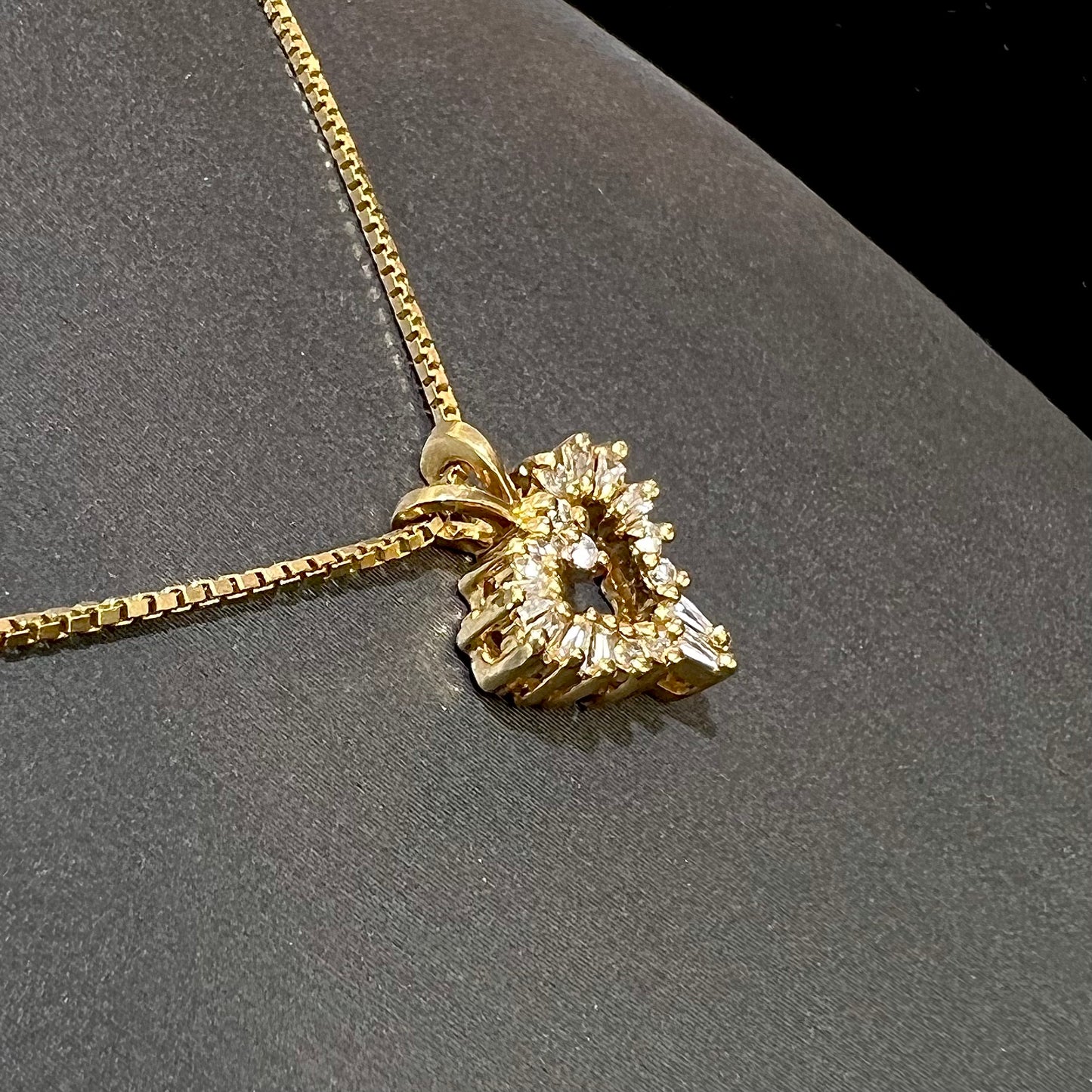 Diamond Heart Pendant | 14kt