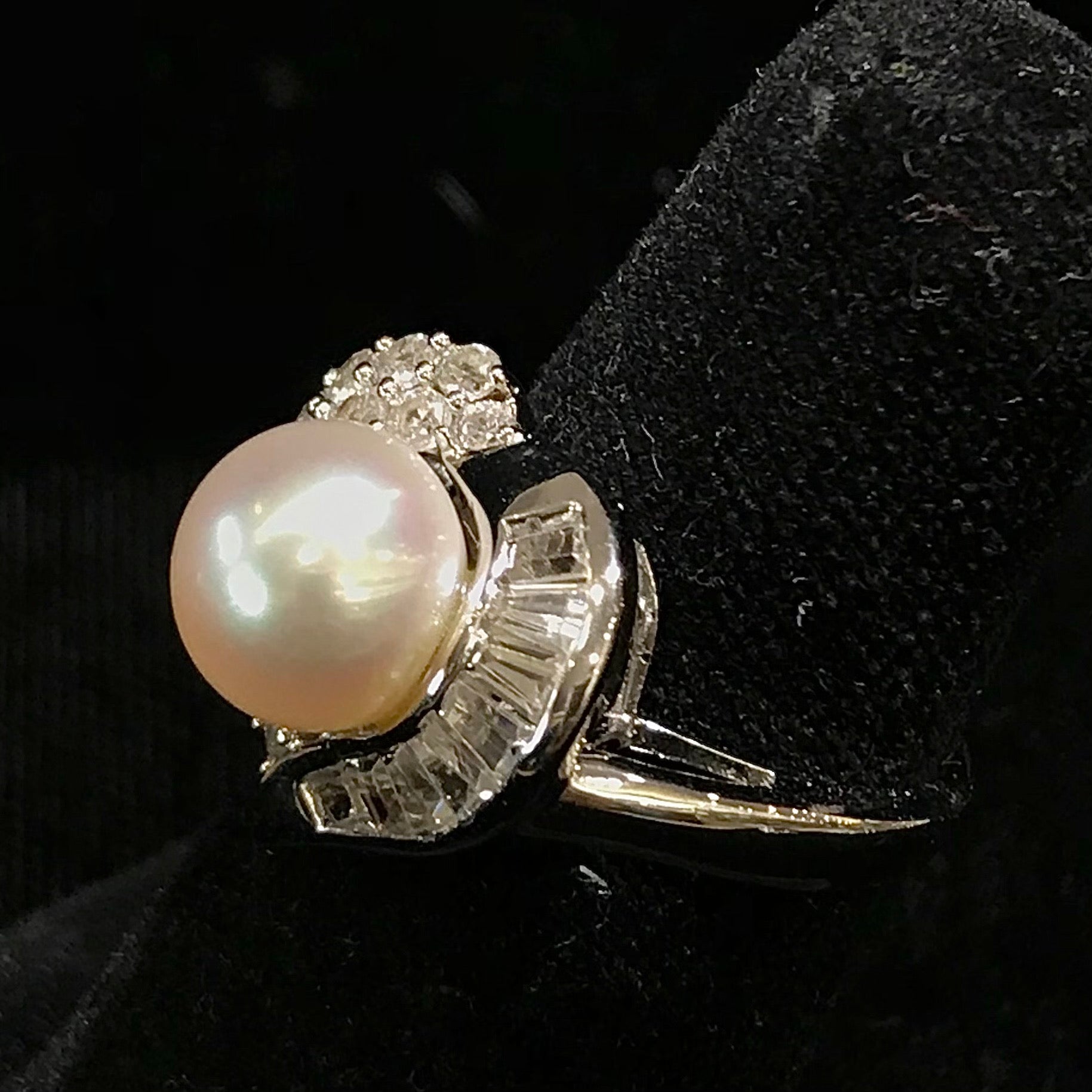 Freshwater Pearl Ring Sterling Silver – Burton's Gems and Opals