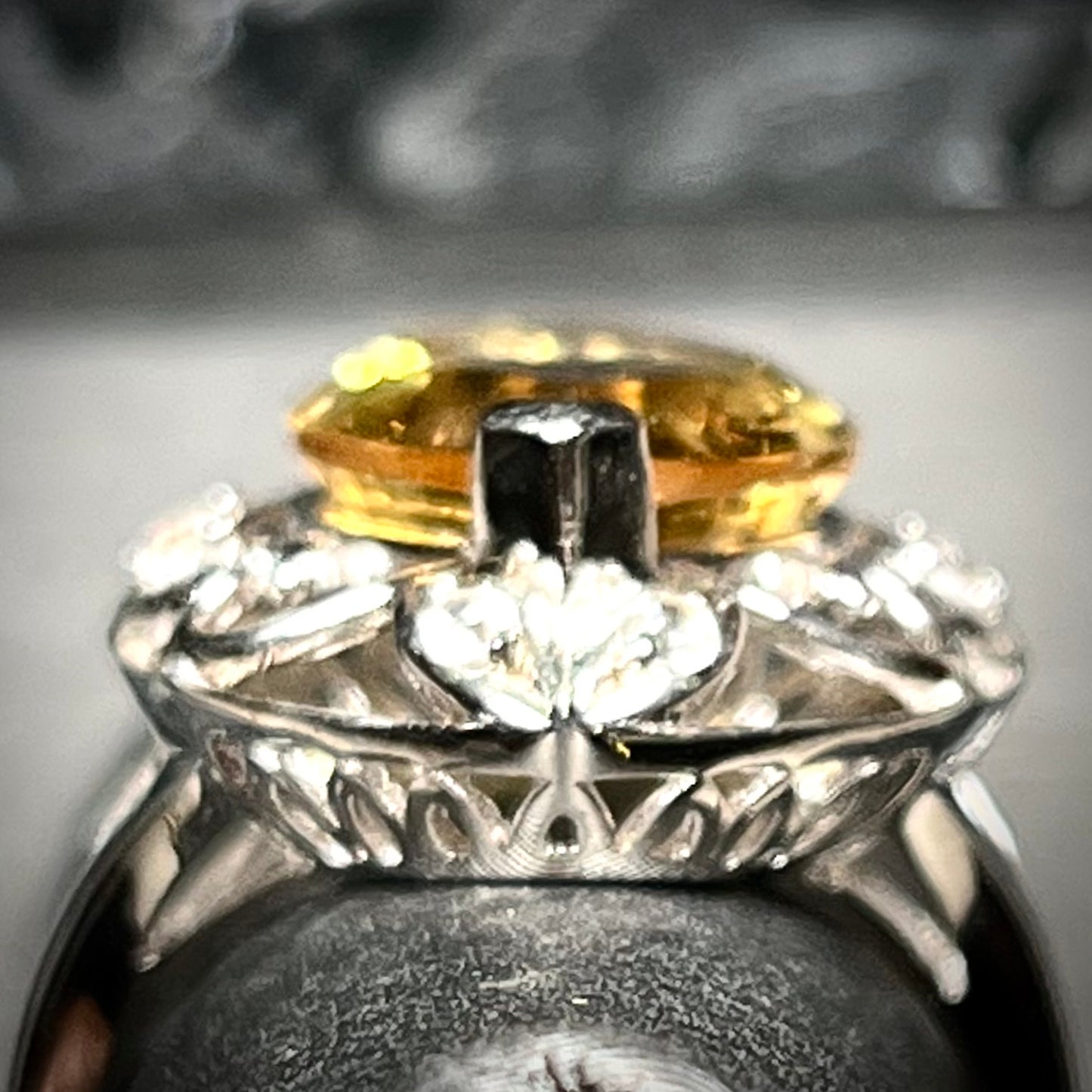 Marquise Cut Citrine Ring | Sterling Silver