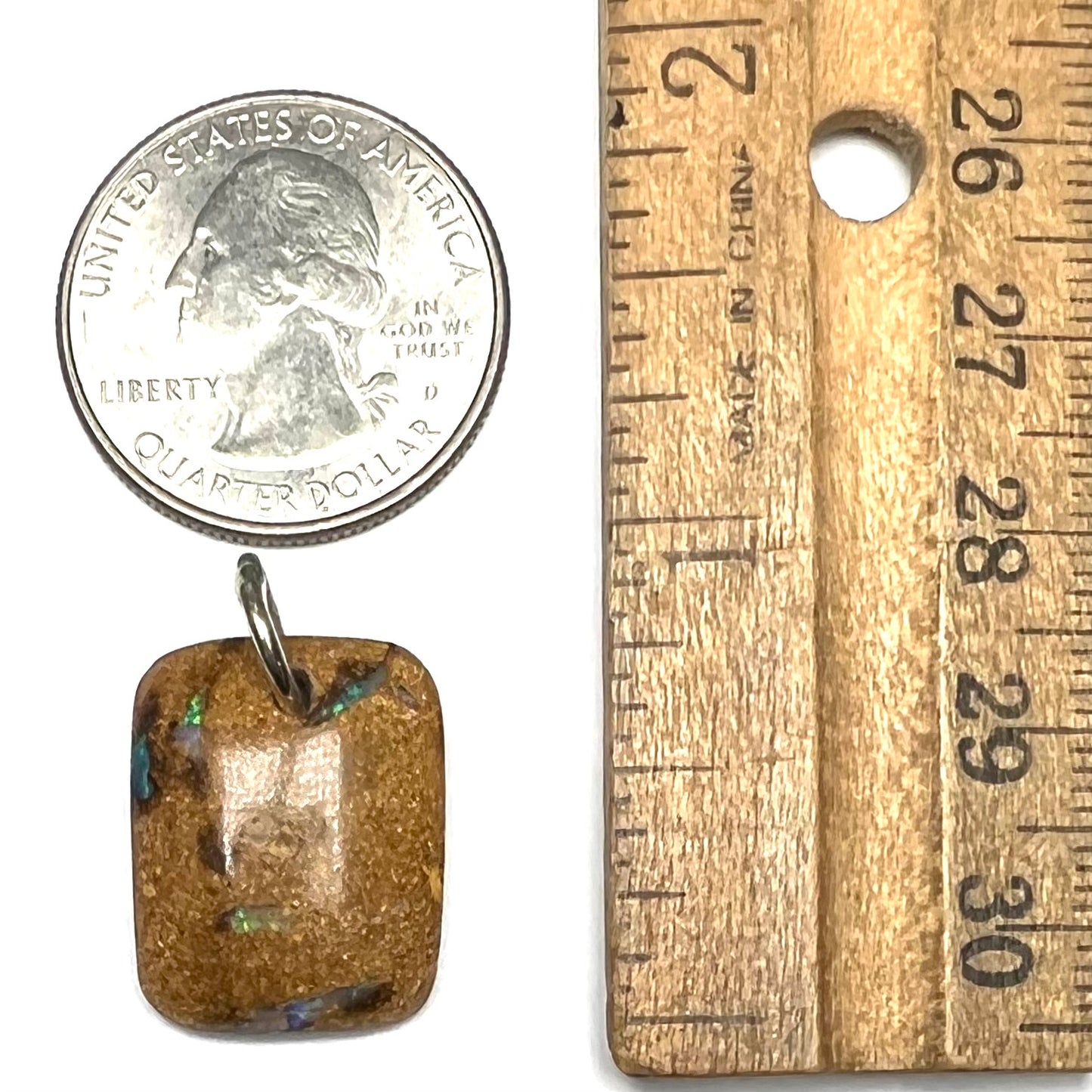 Pipe Boulder Opal Pendant #25