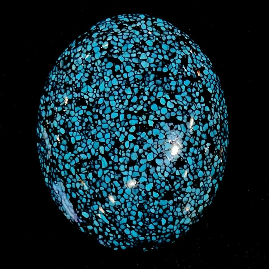 Turquoise #1B | Kingman Black Web
