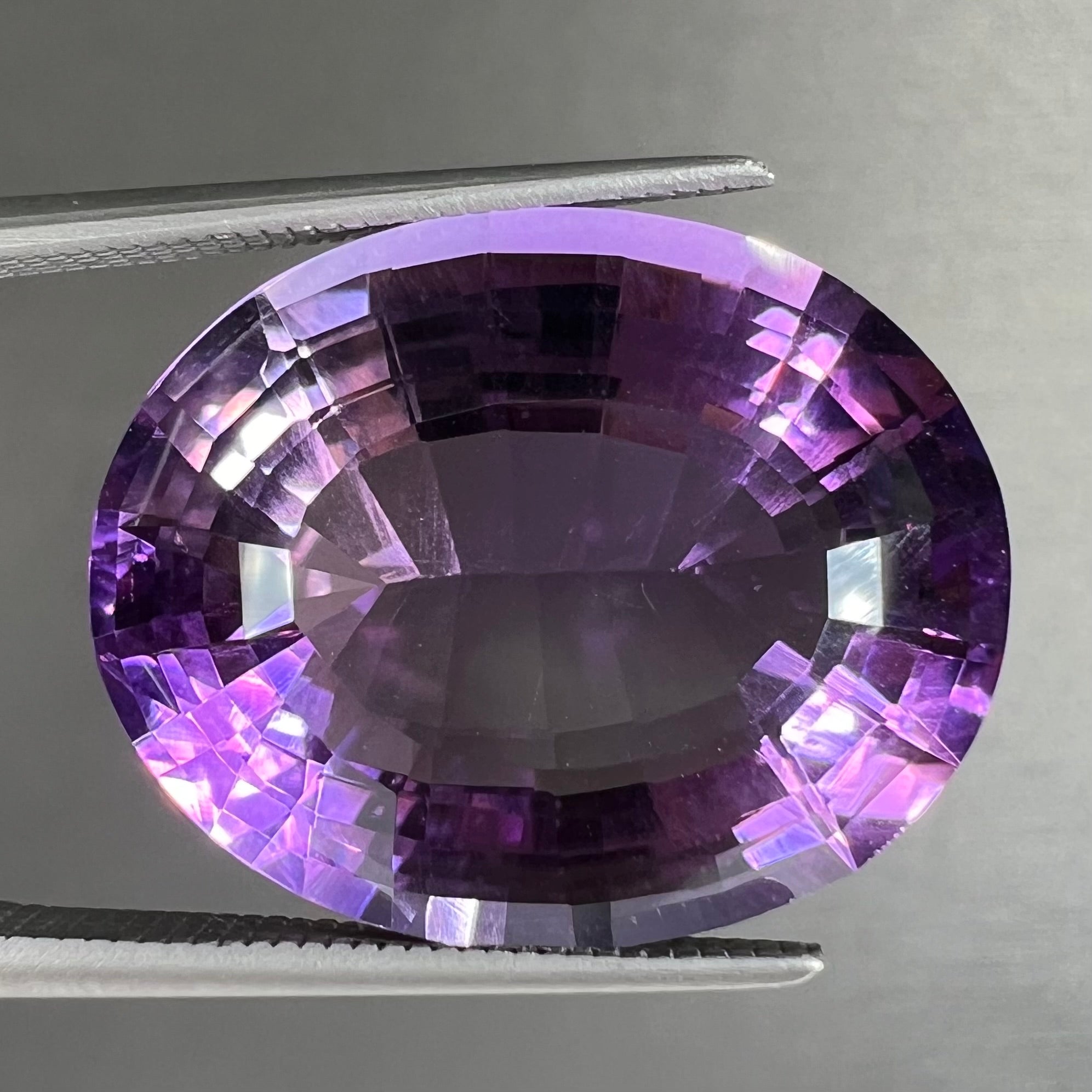 23.55ct Amethyst, Modified Oval Cut | Burton's – Burton's Gems and Opals