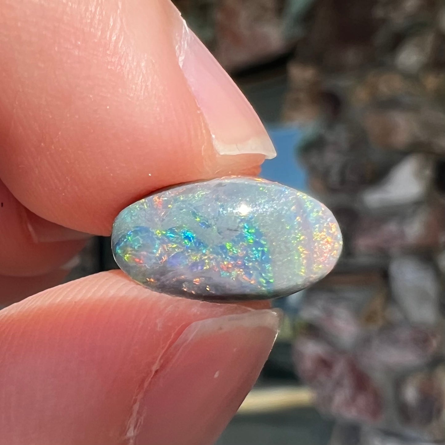 2.64ct Lightning Ridge Semi-Black Opal | #E190