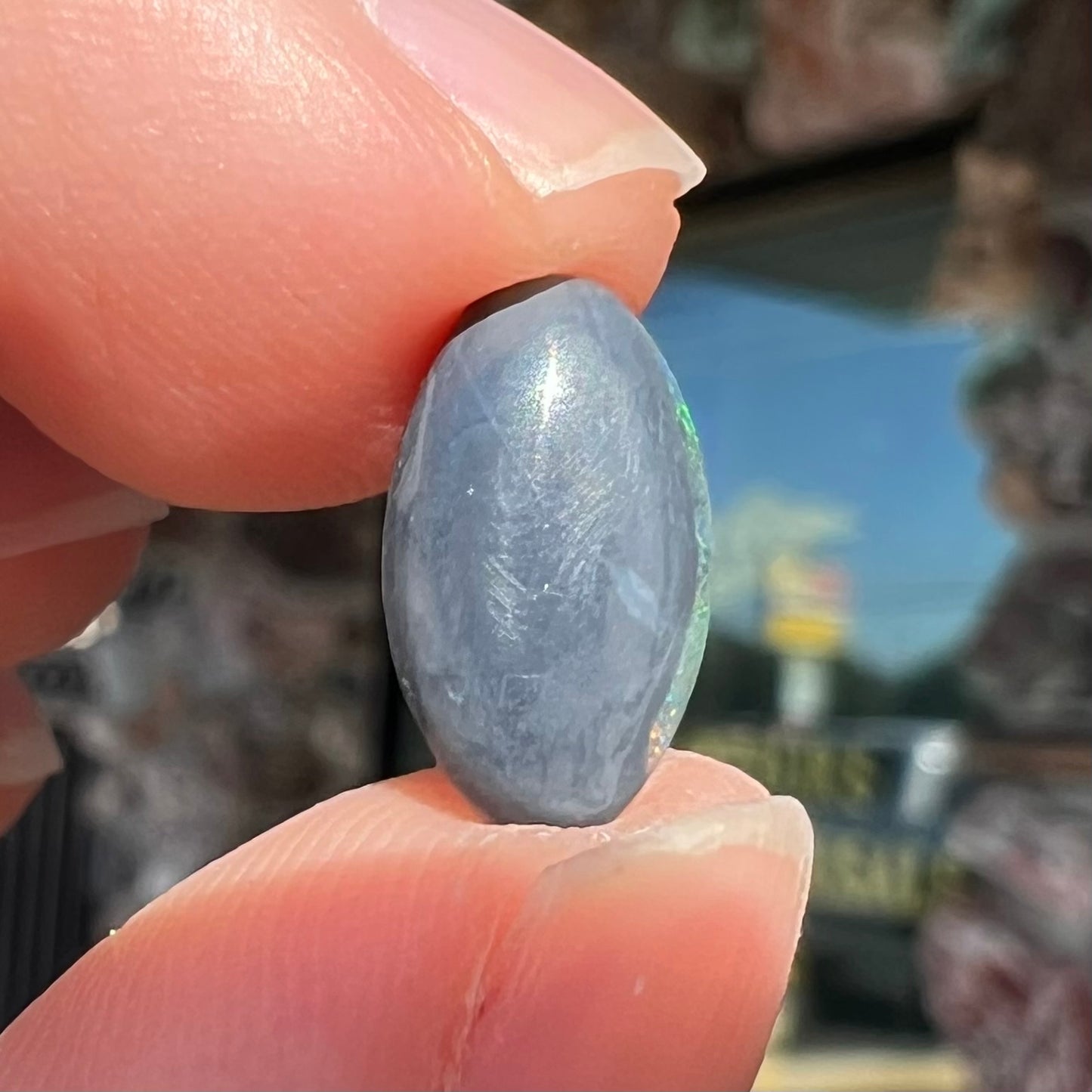 2.64ct Lightning Ridge Semi-Black Opal | #E190