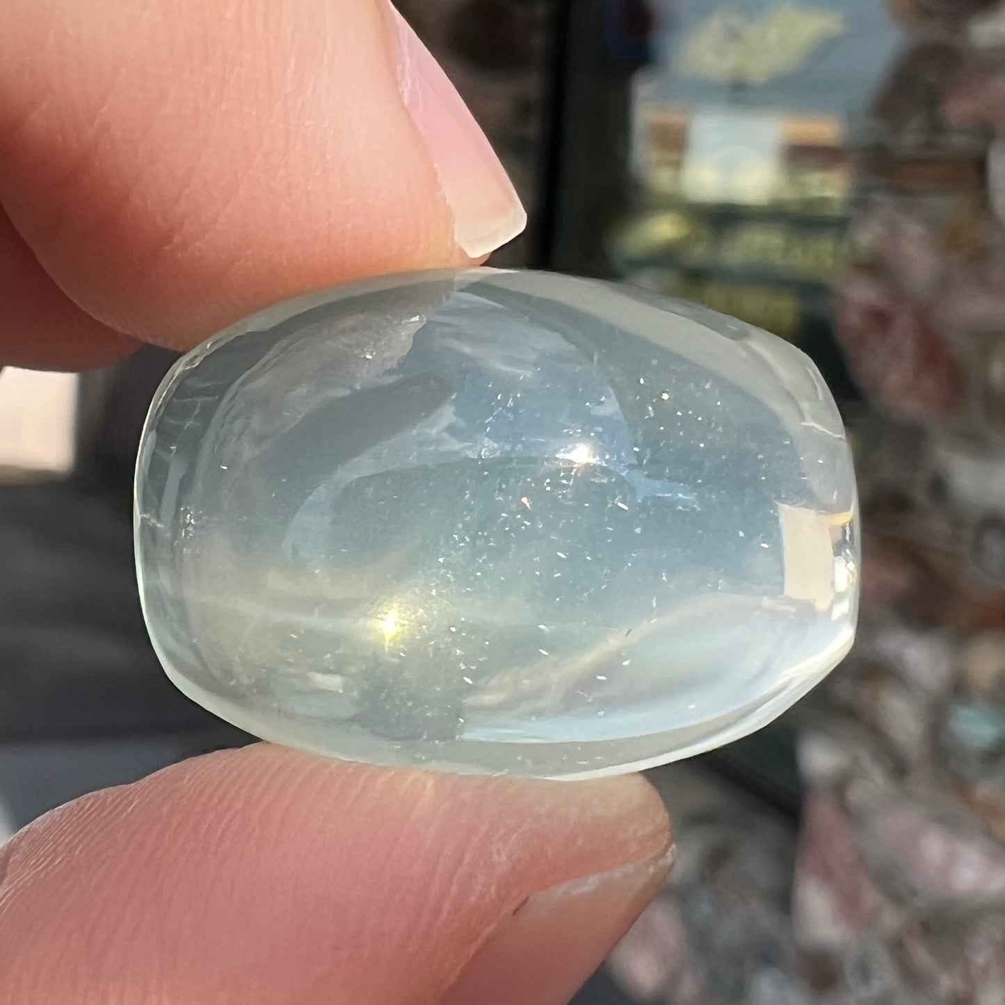 23.66ct Cat's Eye Moonstone, Cushion Cabochon