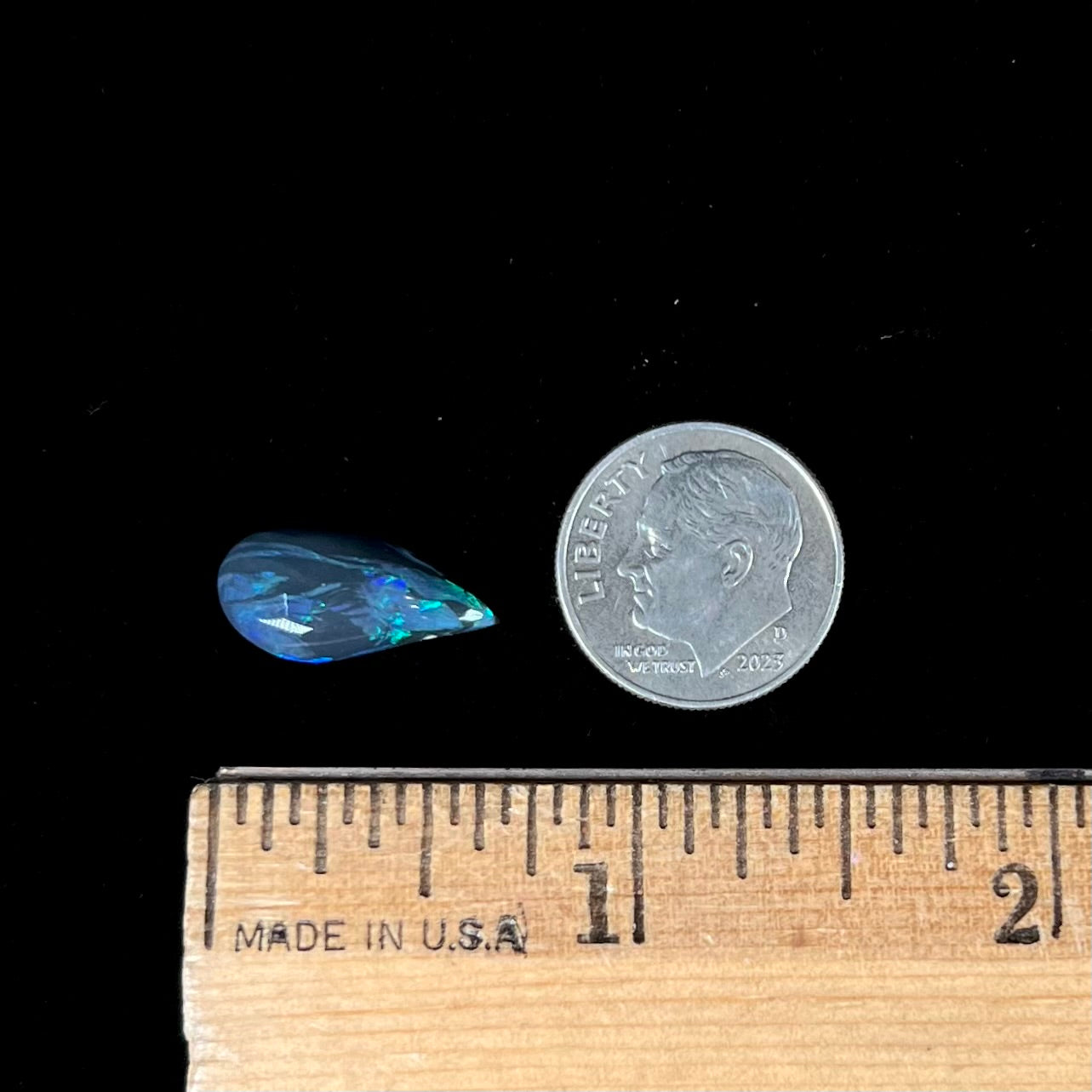 3.22ct Lightning Ridge Black Opal | #E154