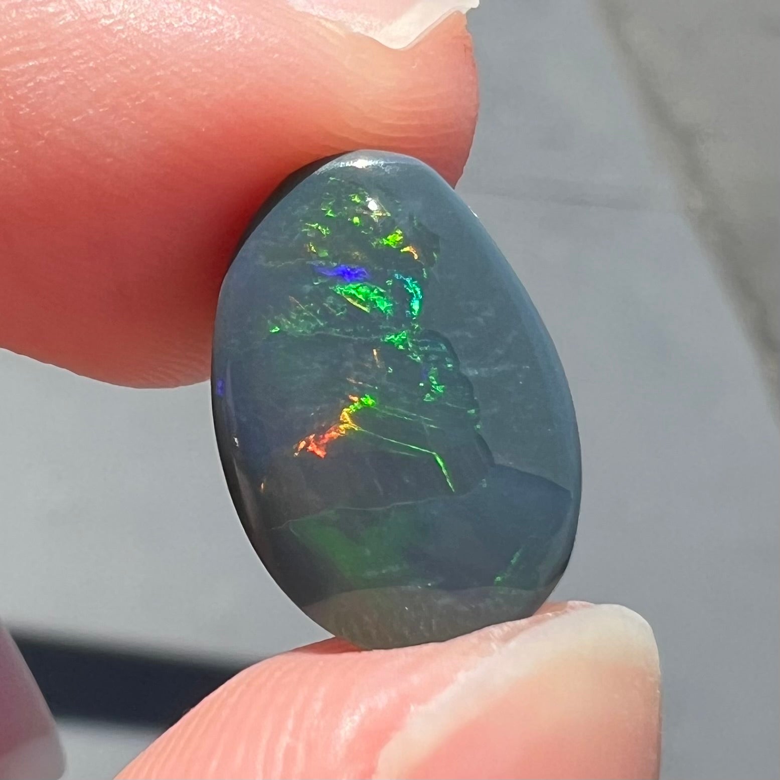 4.72ct Lightning Ridge Black Opal E21