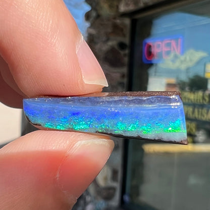 13.20ct Bull's Creek Boulder Opal | #E179 | "The Rainbow Collection"