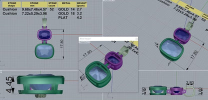 Z9- Custom Peridot & Citrine Pendant Project Portal
