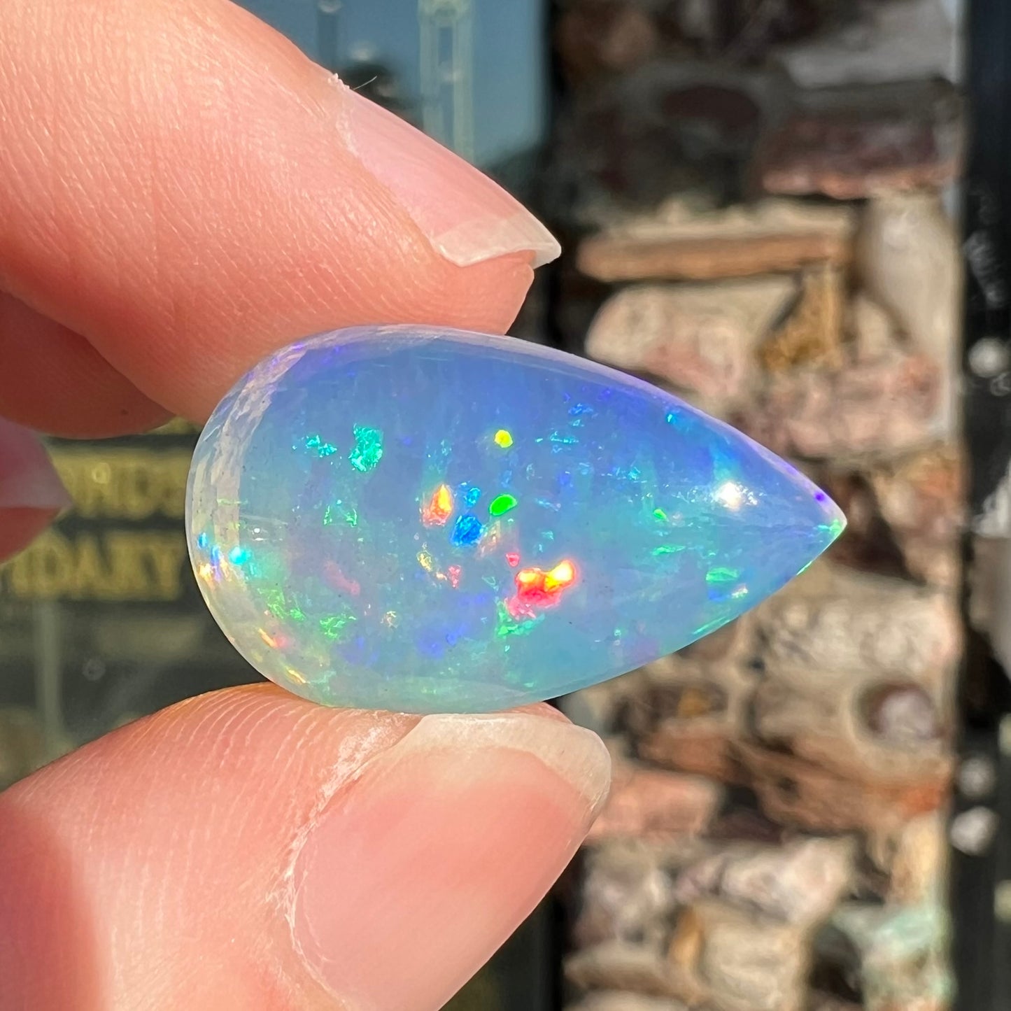 15.32ct Ethiopian Crystal Fire Opal | #E197