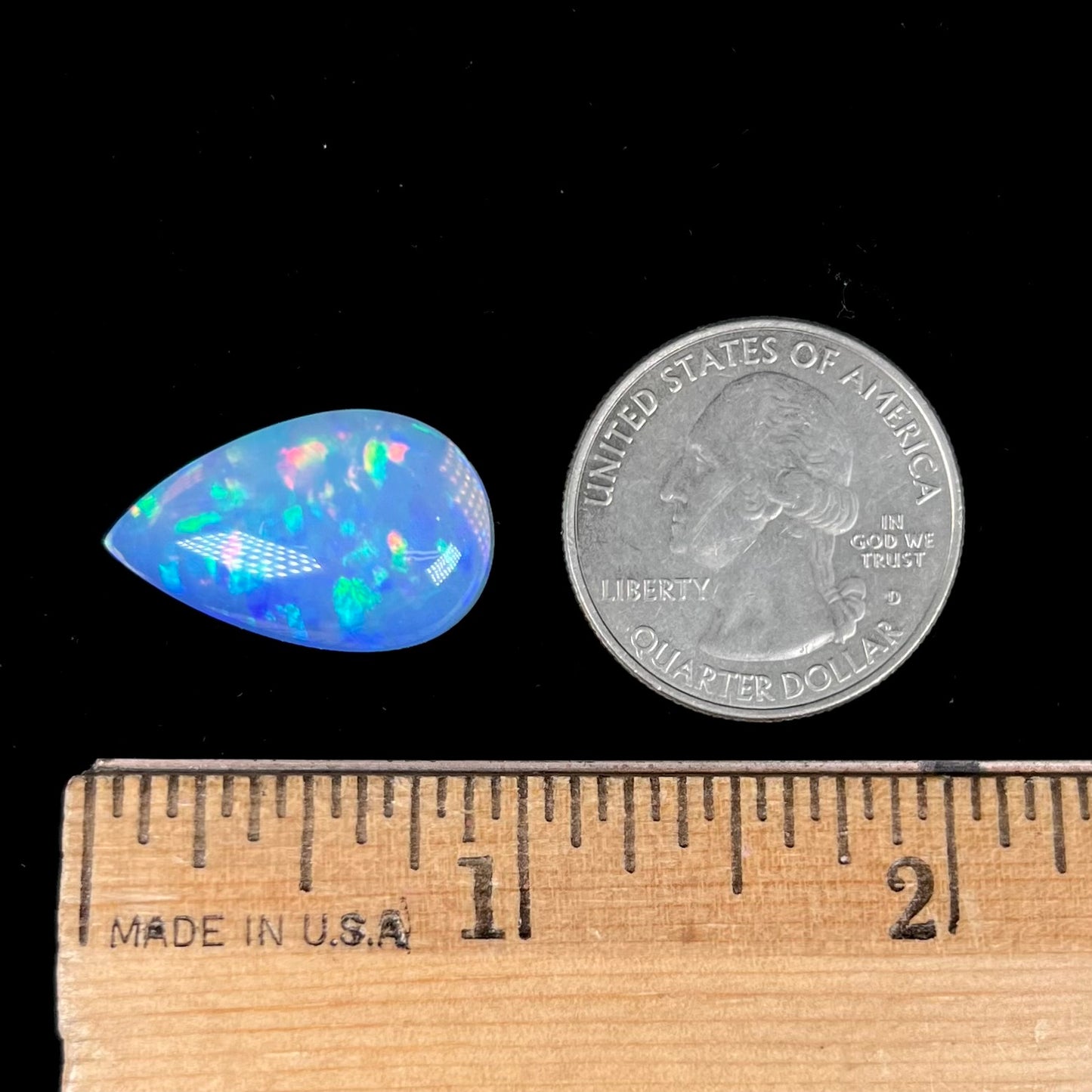 15.32ct Ethiopian Crystal Fire Opal | #E197