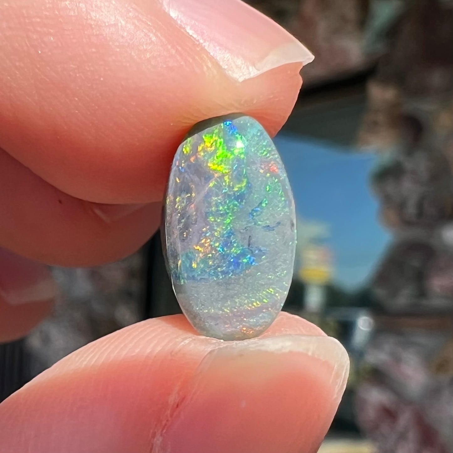 2.64ct Lightning Ridge Semi-Black Opal | #E190