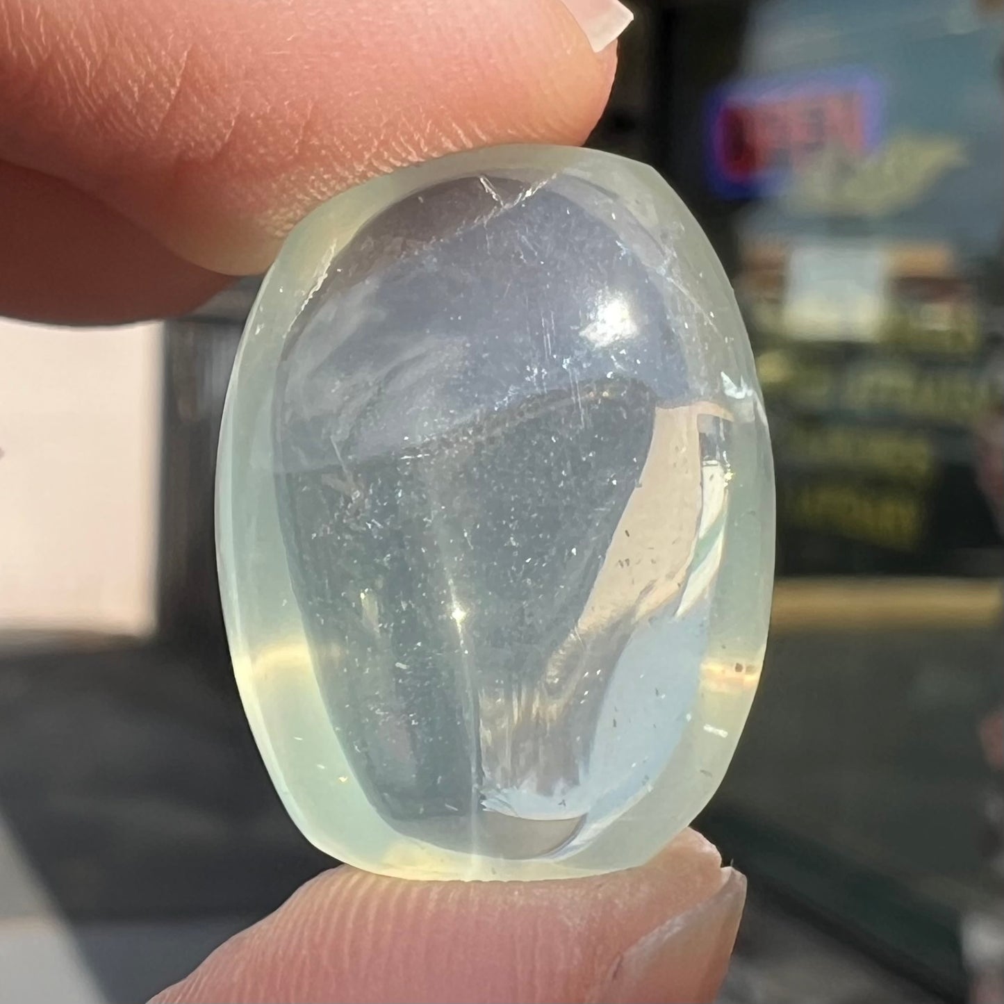 23.66ct Cat's Eye Moonstone, Cushion Cabochon