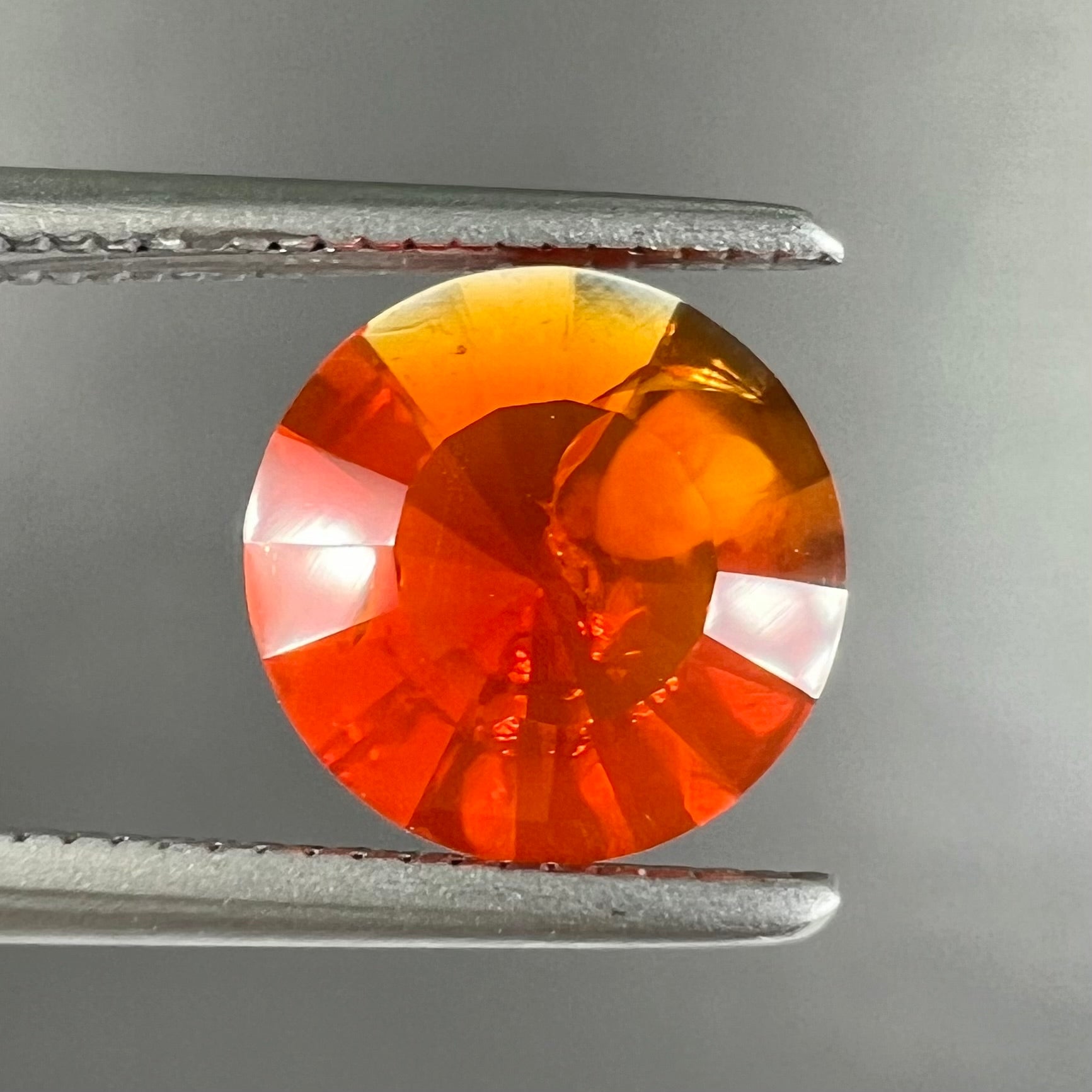 0.98ct Faceted Mexican Fire Opal Burton s Burton s Gems and Opals