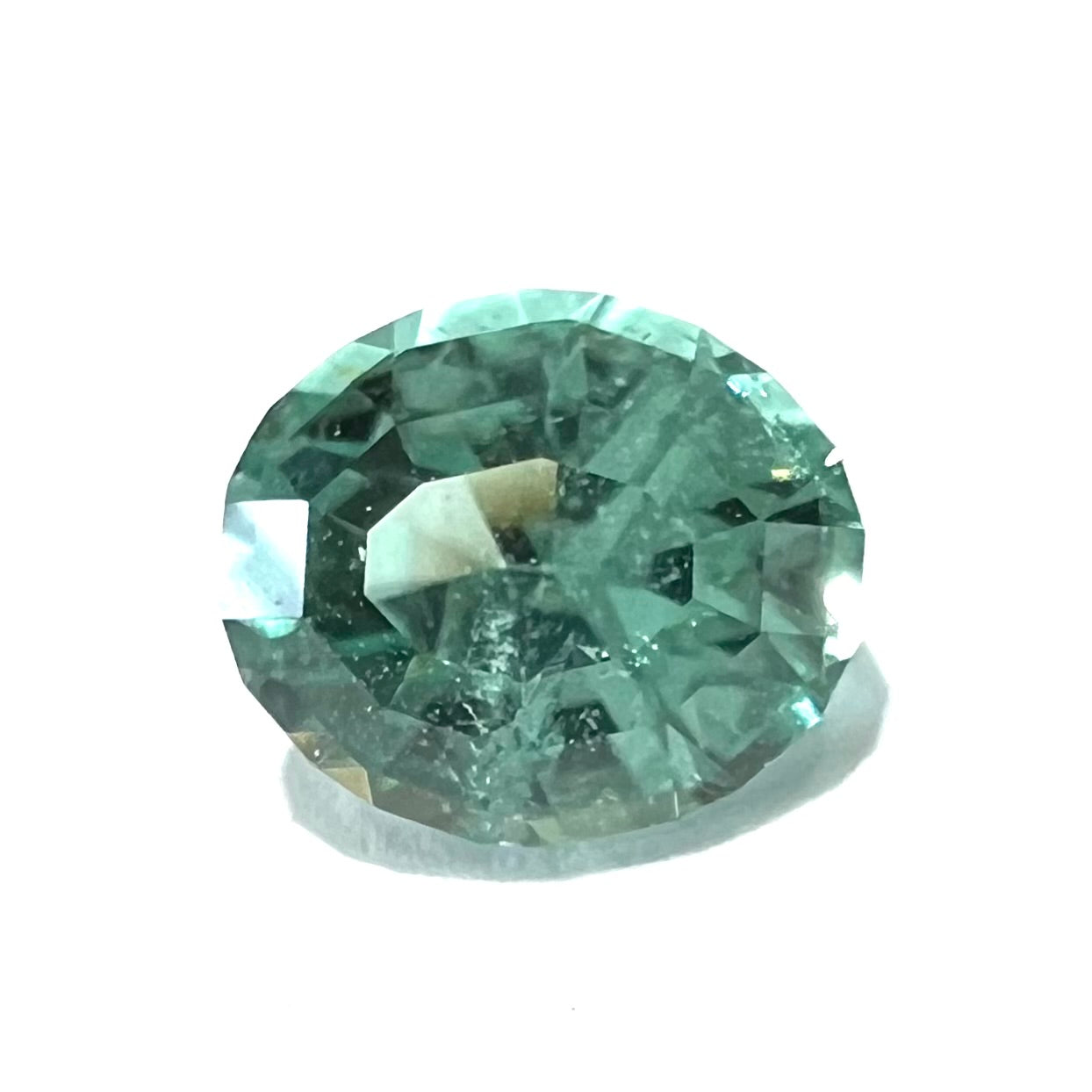 Loose 1.24ct Mint Green Tourmaline, Modified Oval Cut | Burton's ...