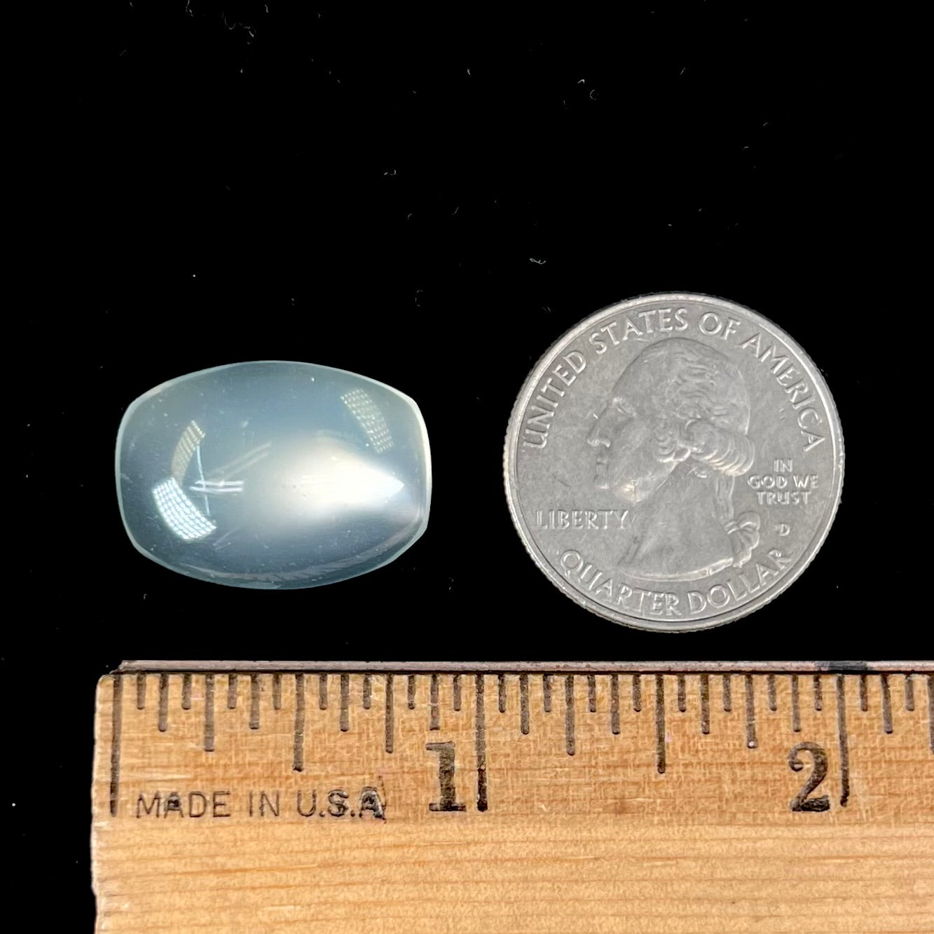 23.66ct Cat's Eye Moonstone, Cushion Cabochon