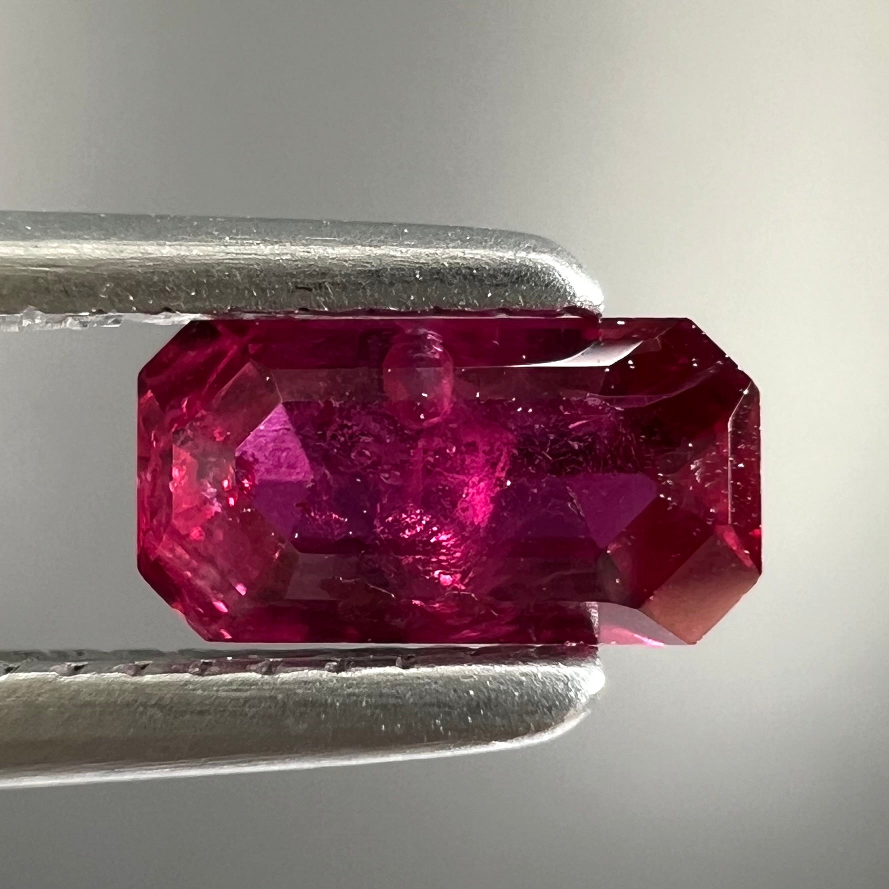 0.39ct Natural Ruby, Emerald Cut Gemstone | Burton's – Burton's Gems ...