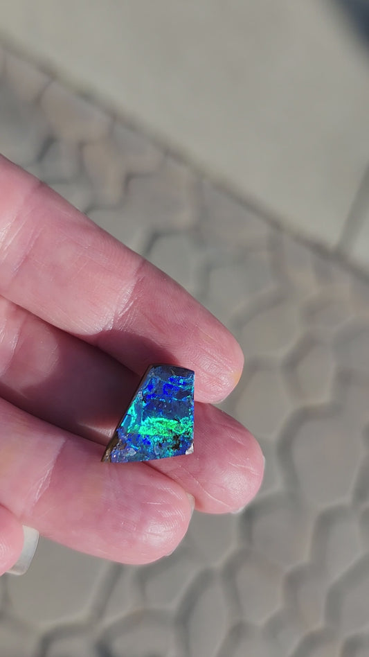 10.28ct Quilpie Black Boulder Opal | #E233