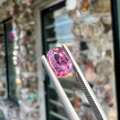 1.26ct Purple Pink Sapphire, Oval Cut