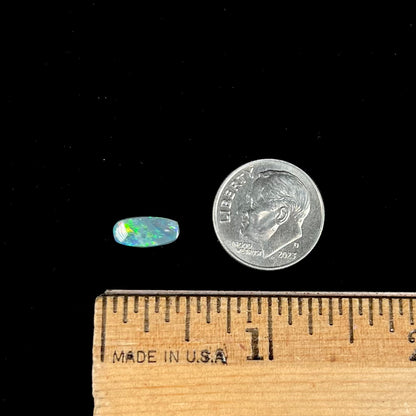 1.37ct Lightning Ridge Semi-Black Opal | #E61